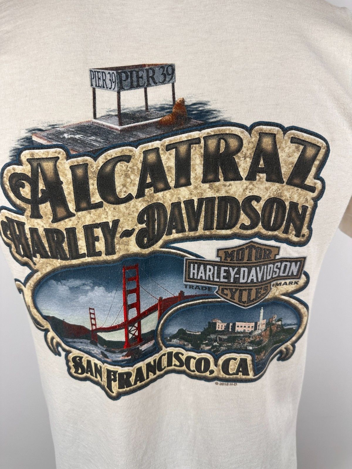 Harley Davidson Harley Davidson T Shirt Alcatraz San Francisco California M Size US M / EU 48-50 / 2 - 6 Thumbnail