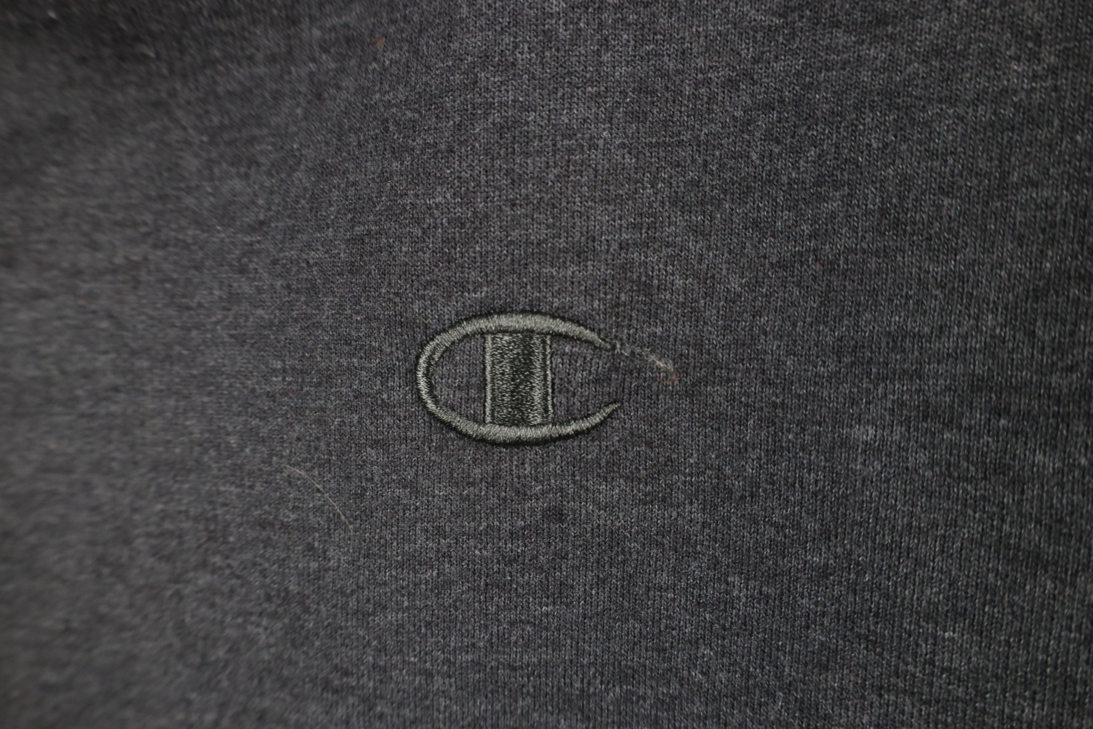 Champion × Vintage Vintage Champion Monochrome Hoodie Sweatshirt Heather Gray Size US S / EU 44-46 / 1 - 8 Thumbnail