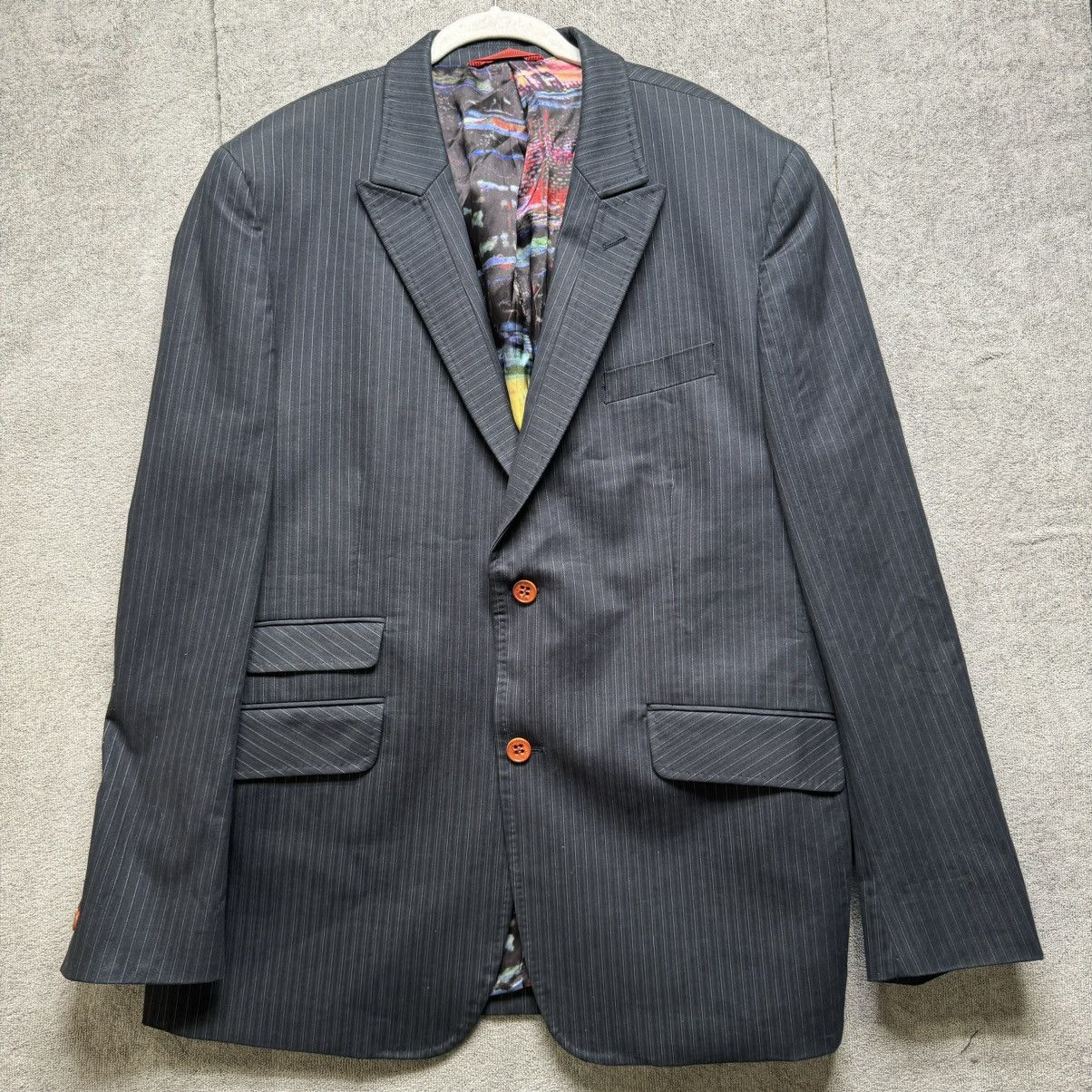 Robert Graham Robert Graham Pinstripe Sport Coat/Blazer Size 44R - 1 Thumbnail