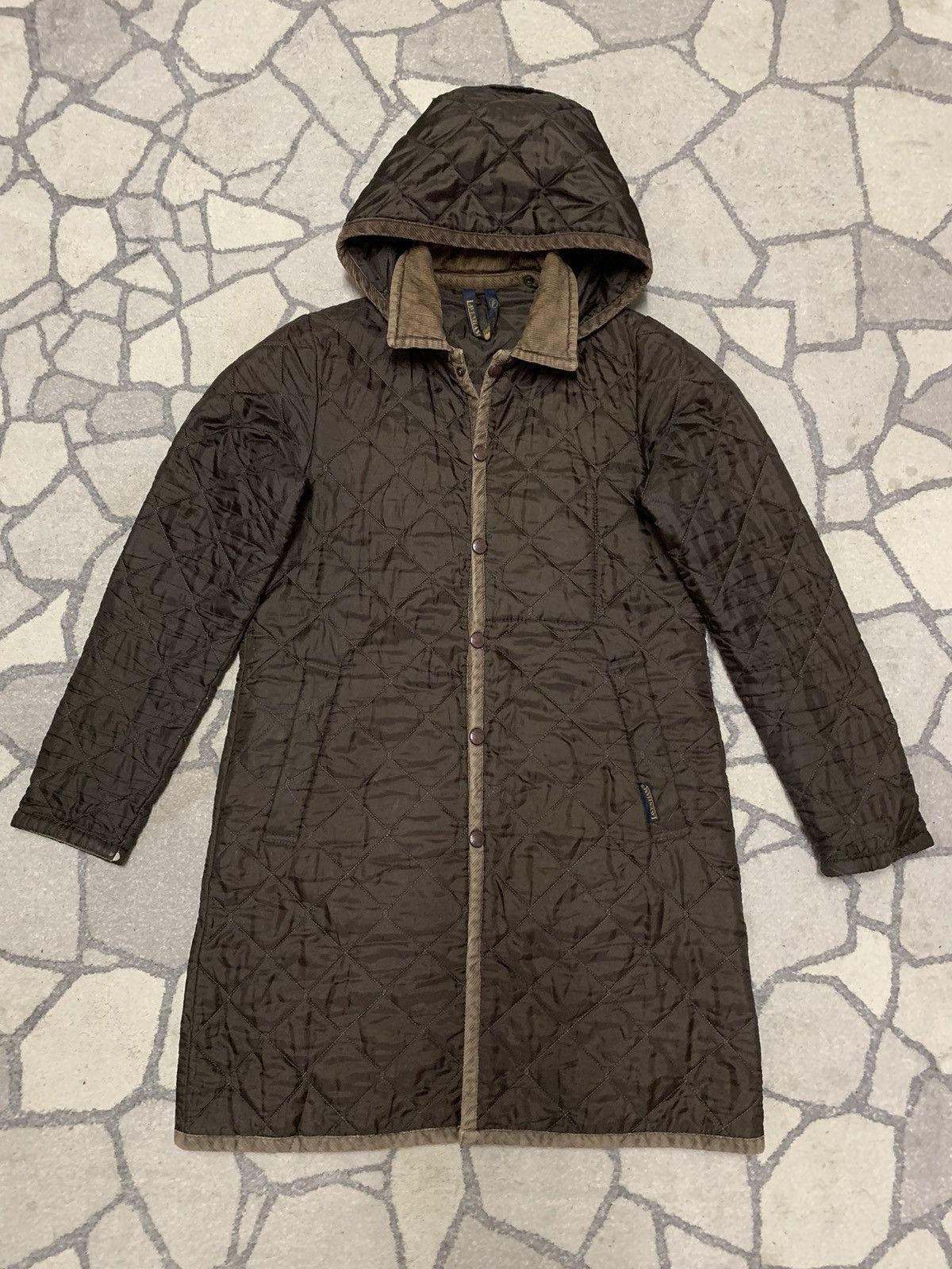 Designer × Lavenham × Vintage Lavenham Long Quilted Parka Jacket Vintage Size S / US 4 / IT 40 - 1 Thumbnail