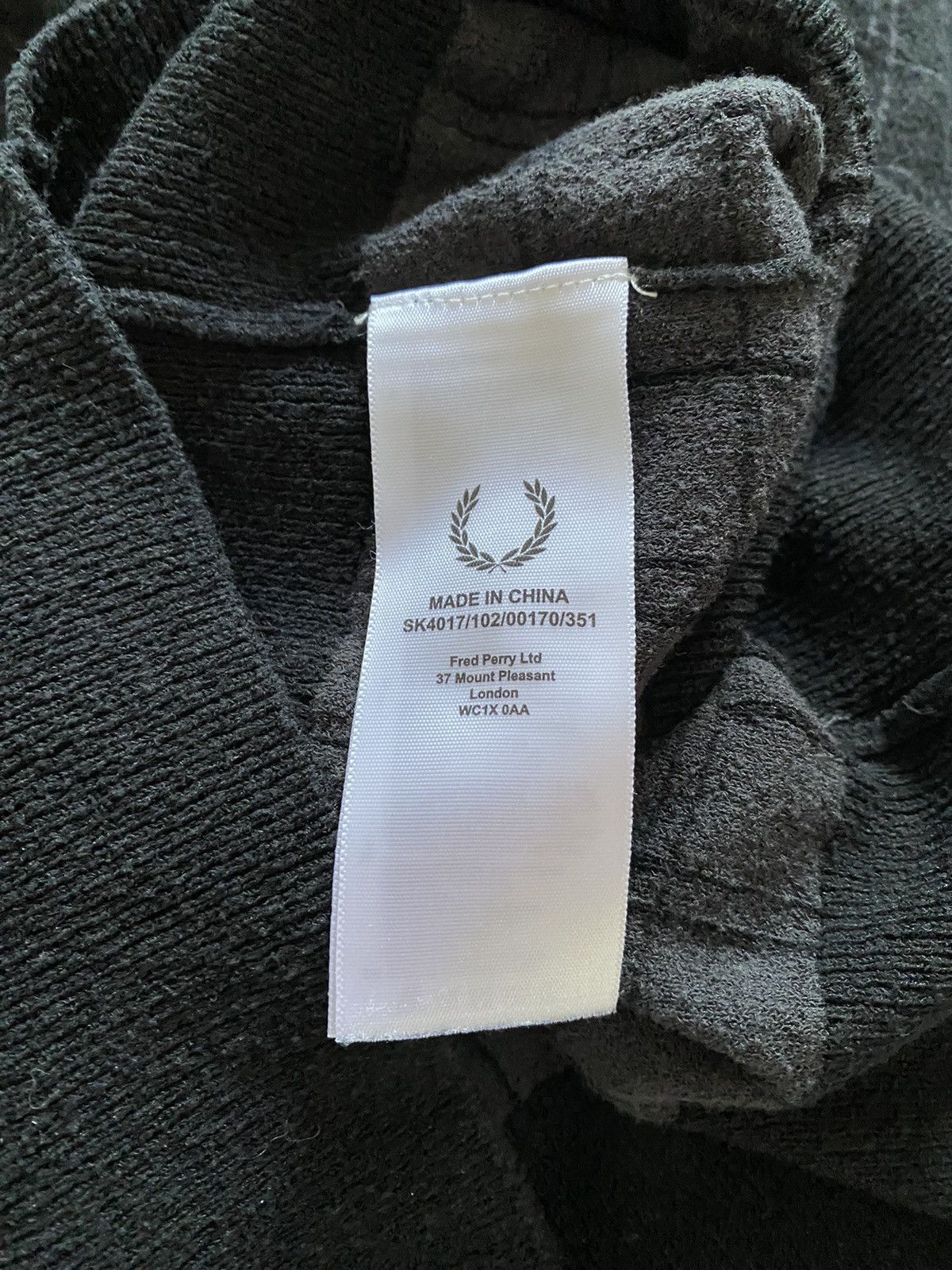 Fred Perry × Vintage Fred Perry x Miles Kane Black 1/4 Quarter Zip Polo Shirt Size US XL / EU 56 / 4 - 9 Thumbnail