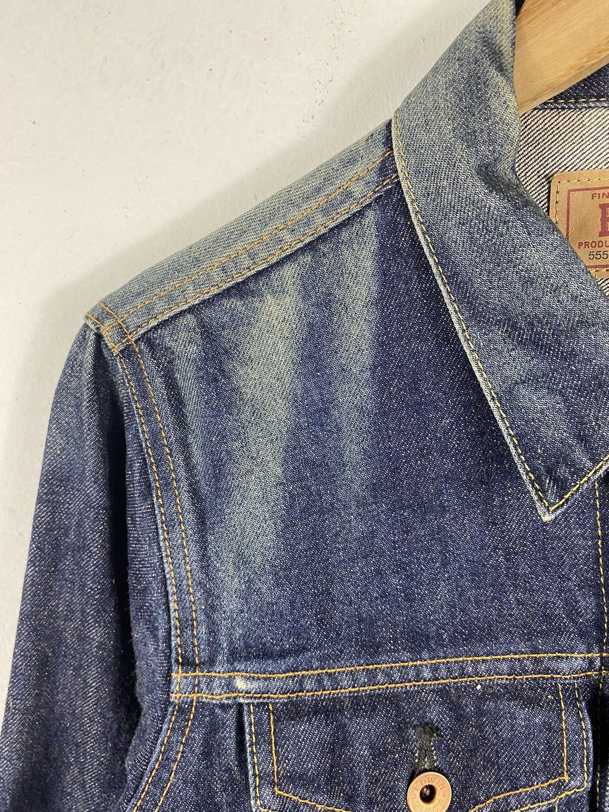 Edwin Sun Faded Edwin Selvedges Denim Button Jacket Size US M / EU 48-50 / 2 - 3 Thumbnail