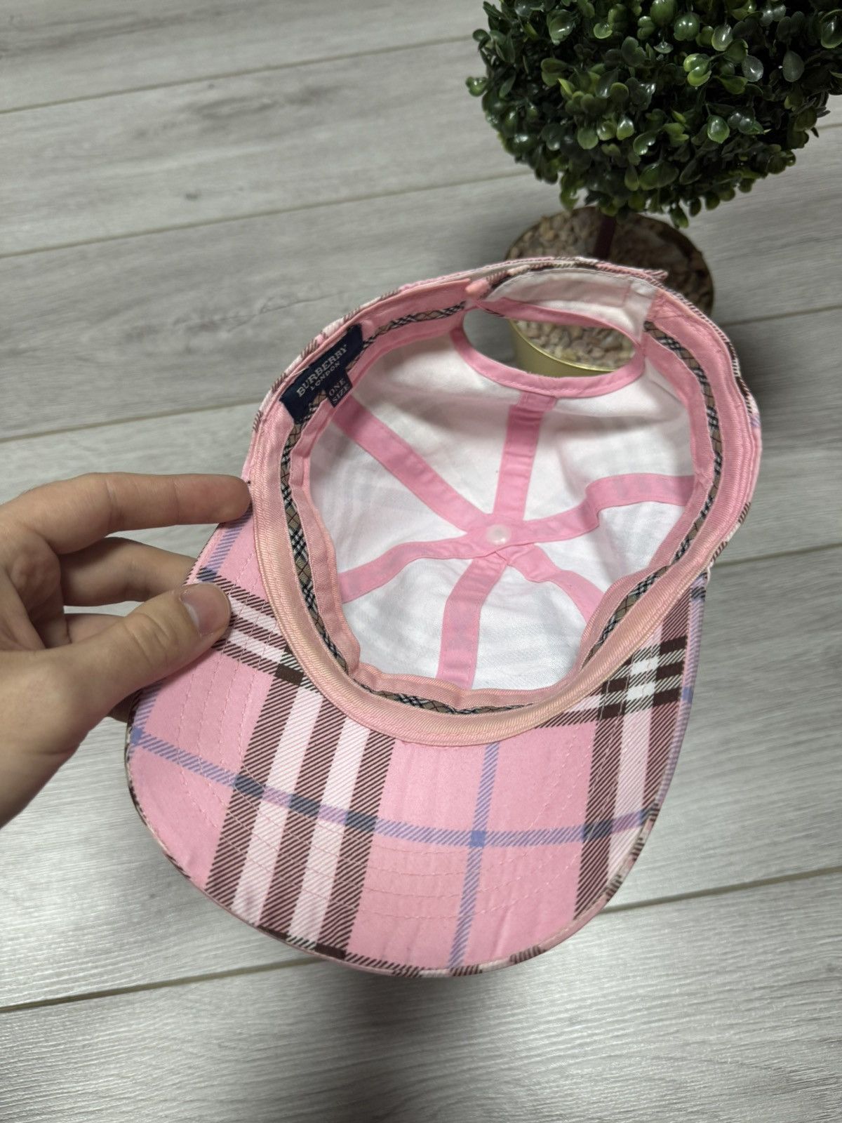 Burberry Burberry London check all over vintage cap hat Size ONE SIZE - 4 Thumbnail