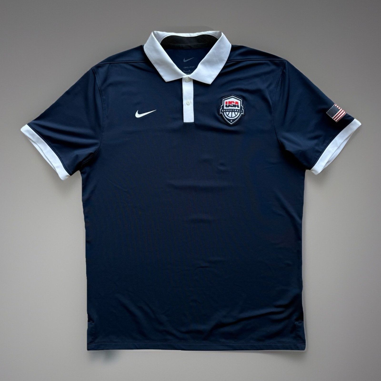 Nike Nike Team USA Basketball Polo M Sportswear Olympics Golf Size US M / EU 48-50 / 2 - 1 Thumbnail