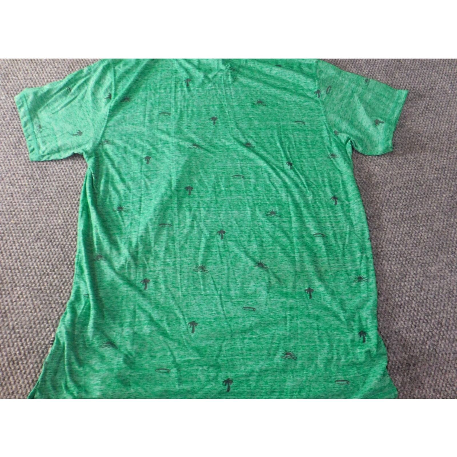 Vintage Ditch Plains Shirt 2XL Green Crew Neck Short Sleeve Cotton Knit Logo T-Shirt Mens Classic Vintage: No? Size US XXL / EU 58 / 5 - 5 Thumbnail