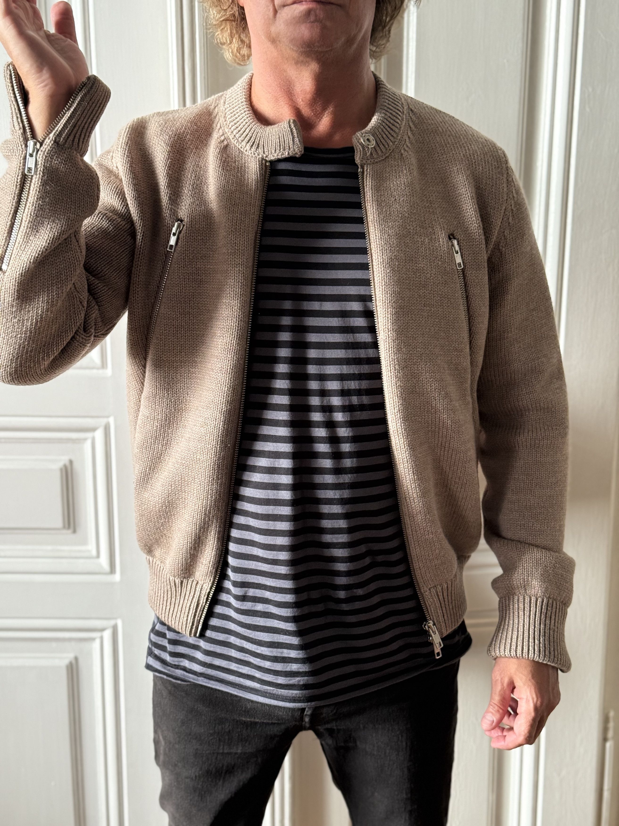 Maison Margiela Maison Margiela SIZE -L Zip Cardigan Size US L / EU 52-54 / 3 - 3 Thumbnail