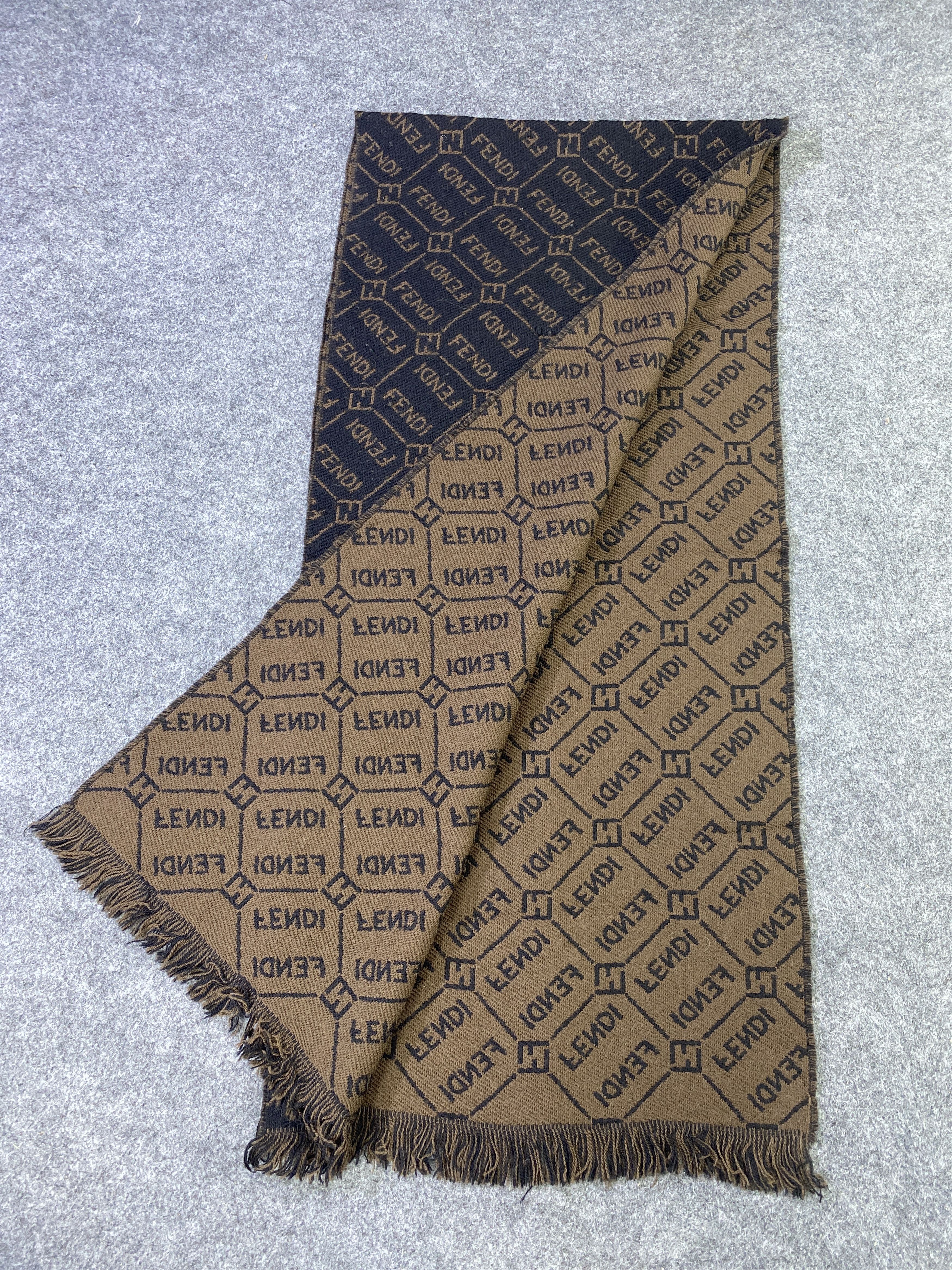 Designer Fendi Missing Tag Scarf / Muffler / Neckwear - T683 Size ONE SIZE - 3 Thumbnail