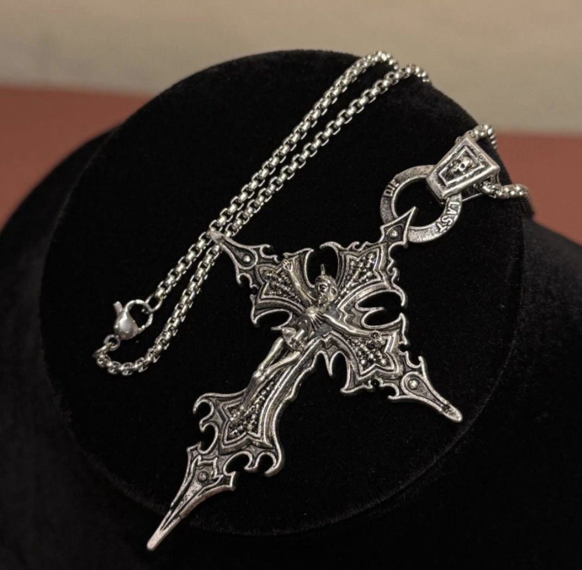 Affliction Grunge Cross Necklace Size ONE SIZE - 2 Thumbnail