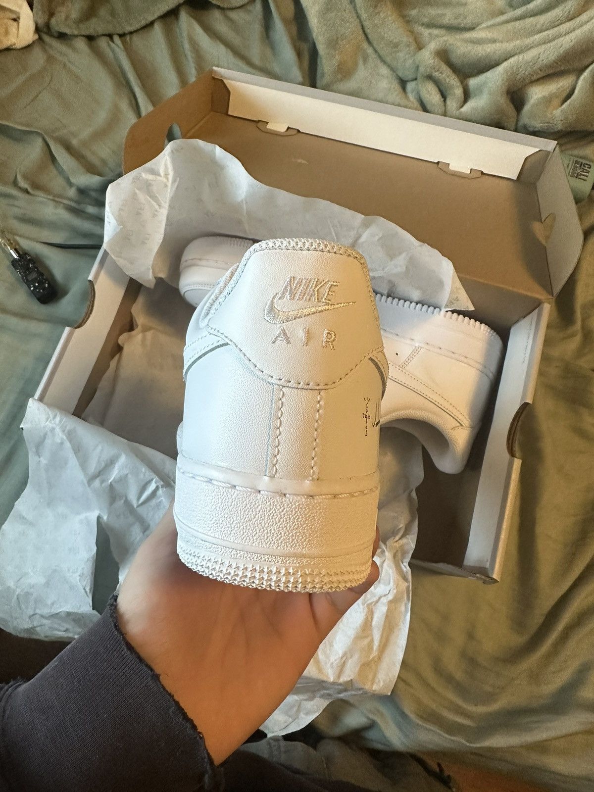 Nike × Travis Scott Travis Scott Utopia Air Force 1 Size US 9.5 / EU 42-43 - 3 Thumbnail