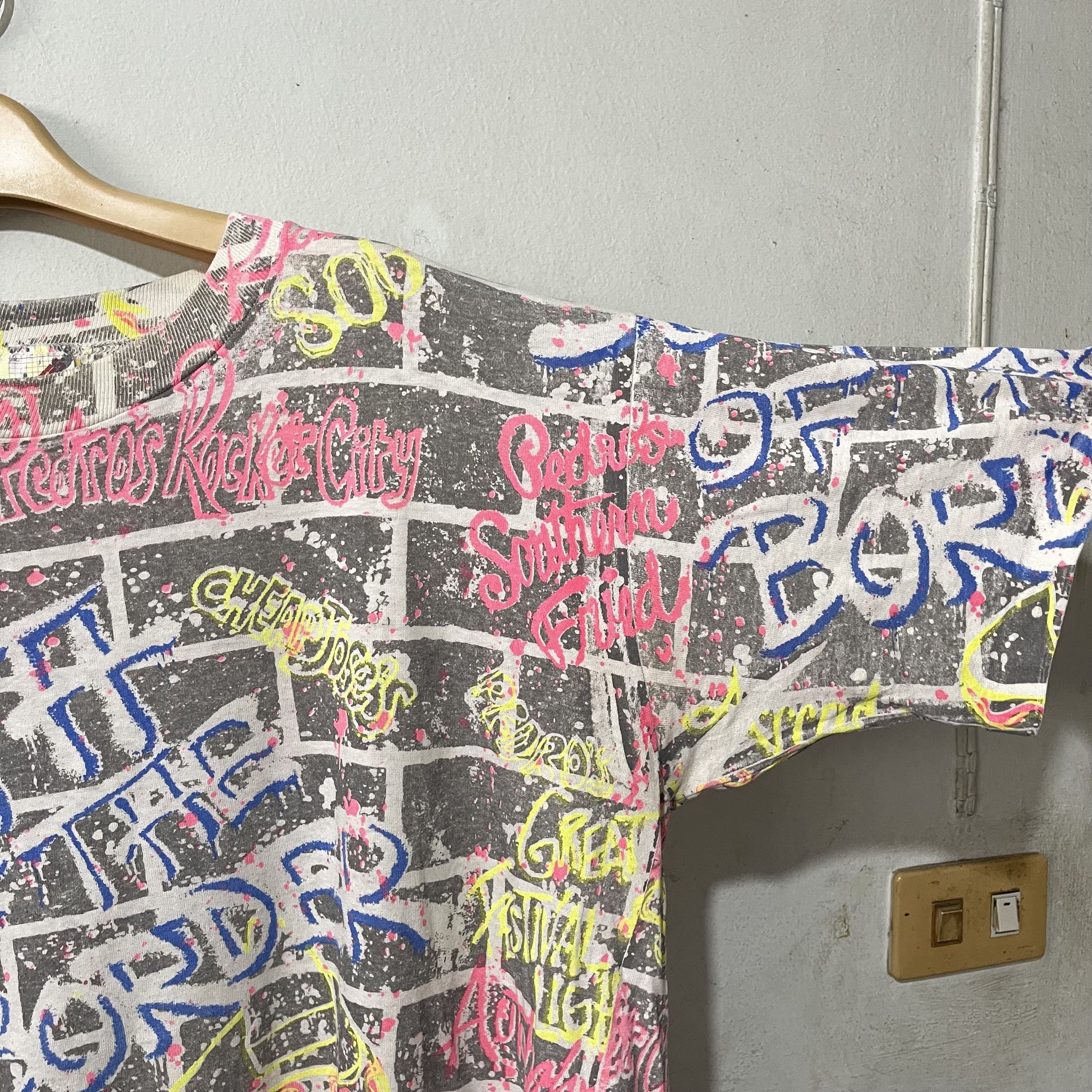 Arts & Science × Vintage Vintage 90s South Of The Border Graffiti Shirt Size US XL / EU 56 / 4 - 5 Thumbnail
