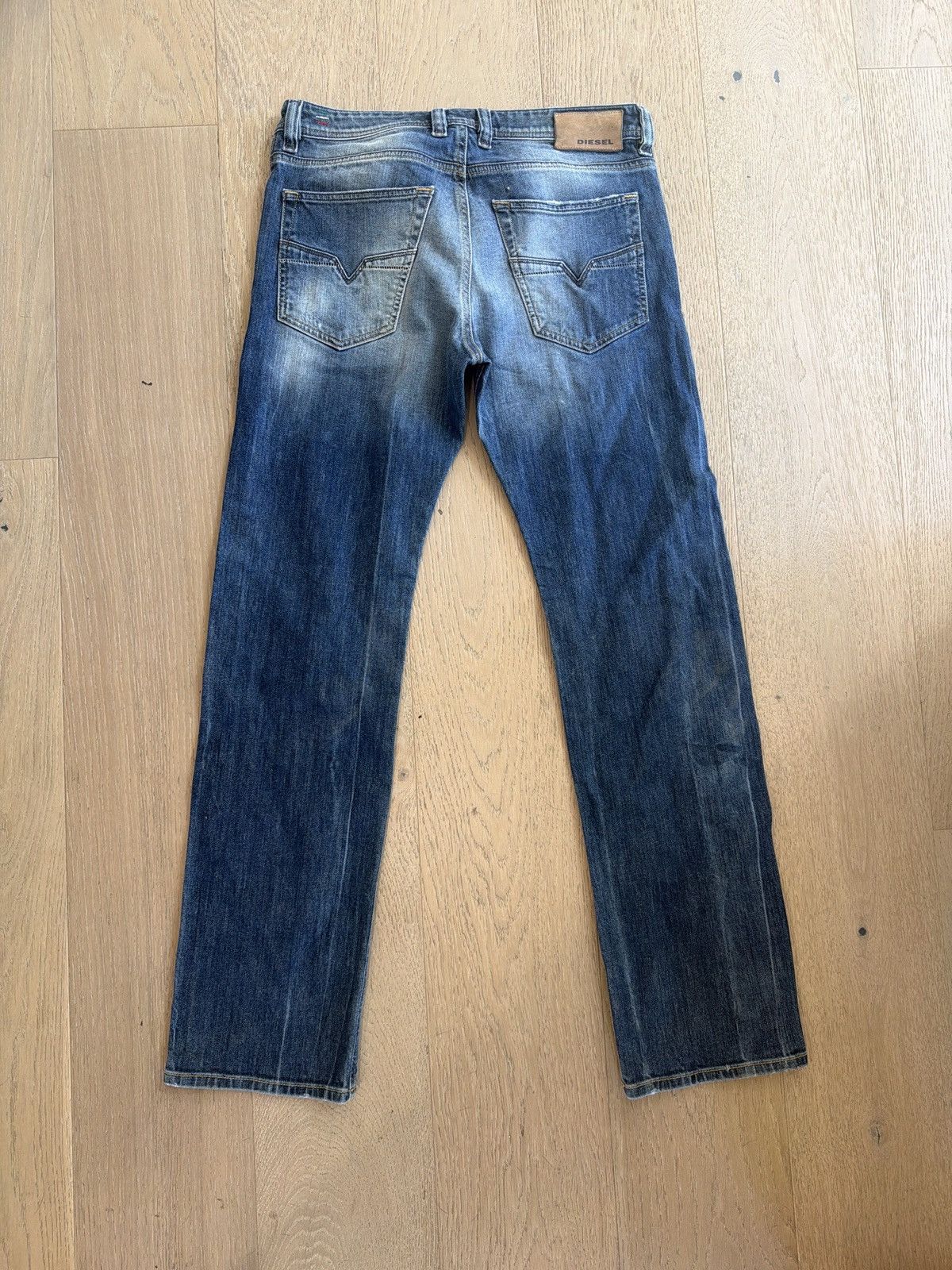 Diesel Vintage Y2K Diesel Larkee-Relaxed Button Fly Jeans Size US 32 / EU 48 - 2 Thumbnail