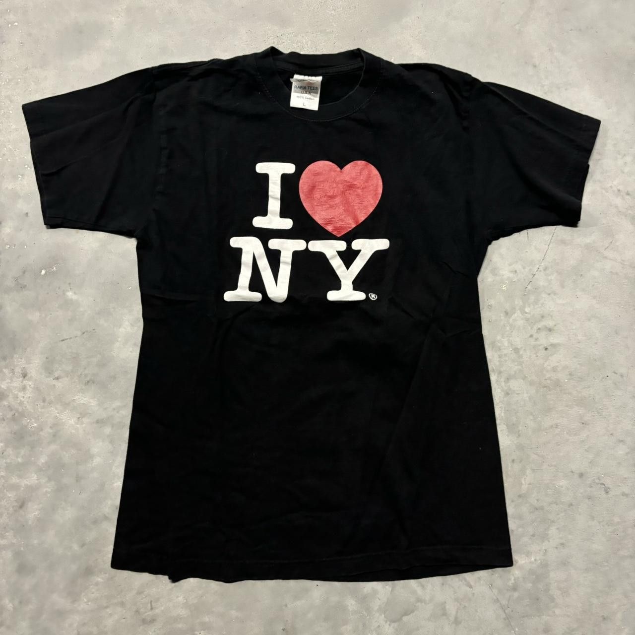 I Love NY × Vintage Crazy Vintage Y2K/2000s Grunge “I Love NY” Scene Skater Graphic Tee! Size US M / EU 48-50 / 2 - 1 Thumbnail