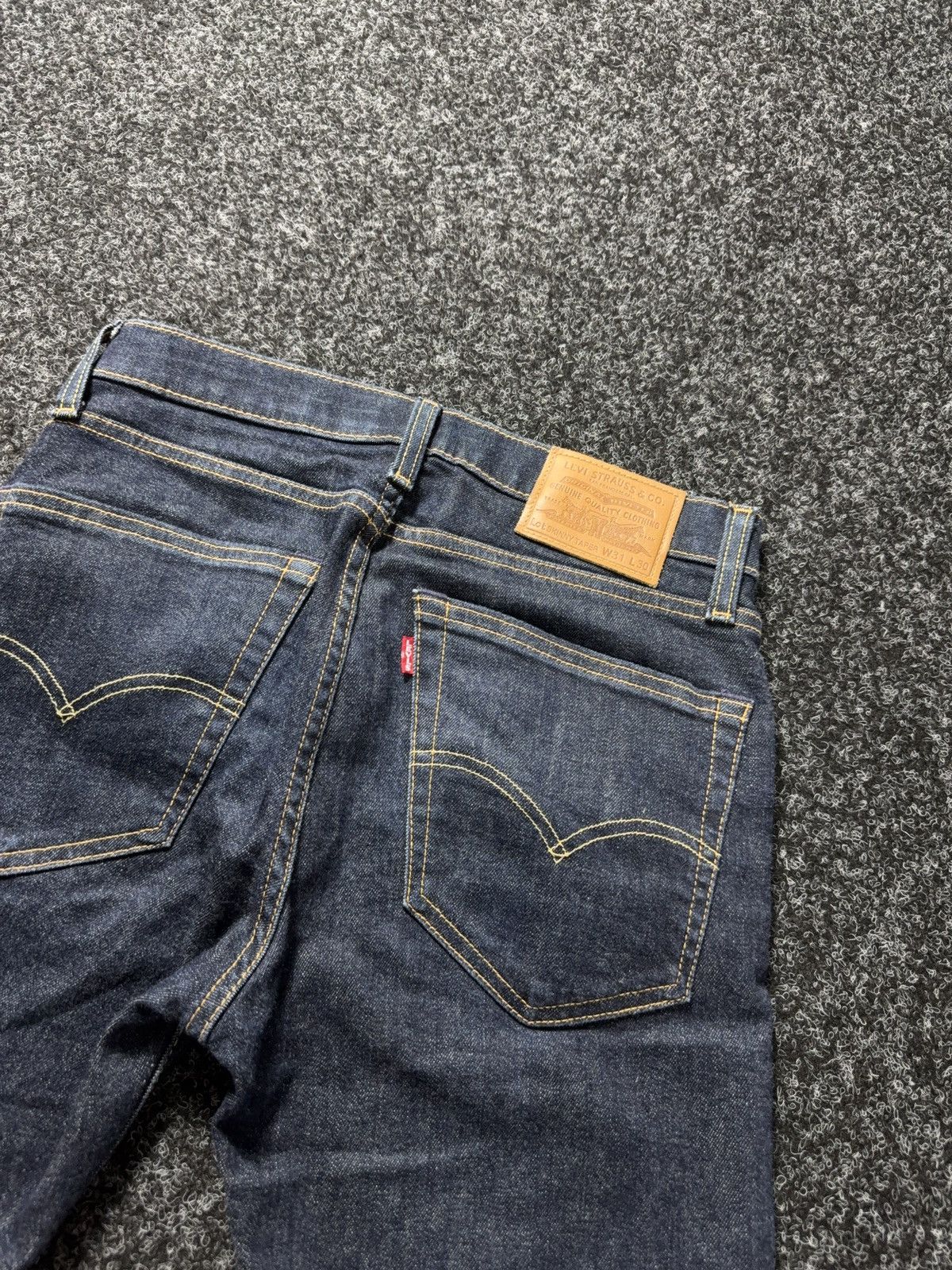Levi's 00s Levis 510 USA Western Skinny Taper Raw Denim Jeans W31 Size US 31 - 15 Thumbnail