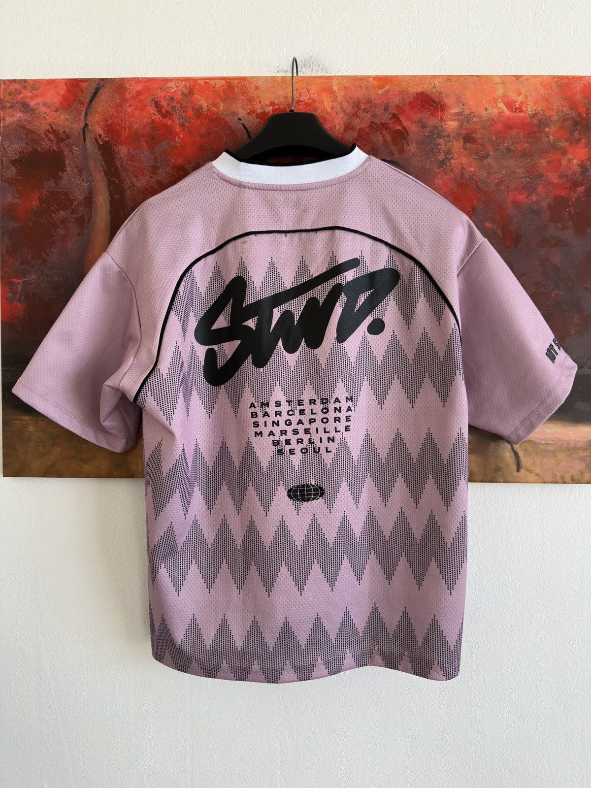 Pull & Bear Pull & Bear SWD Pink Jersey Size M Size US M / EU 48-50 / 2 - 2 Thumbnail