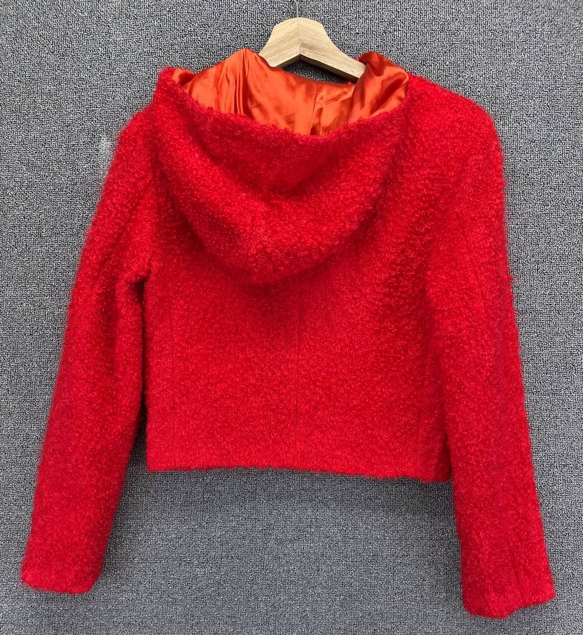 agnes b. Vintage Agnes B. Deep Pile Fleece Hoodie Jacket Size S / US 4 / IT 40 - 8 Thumbnail