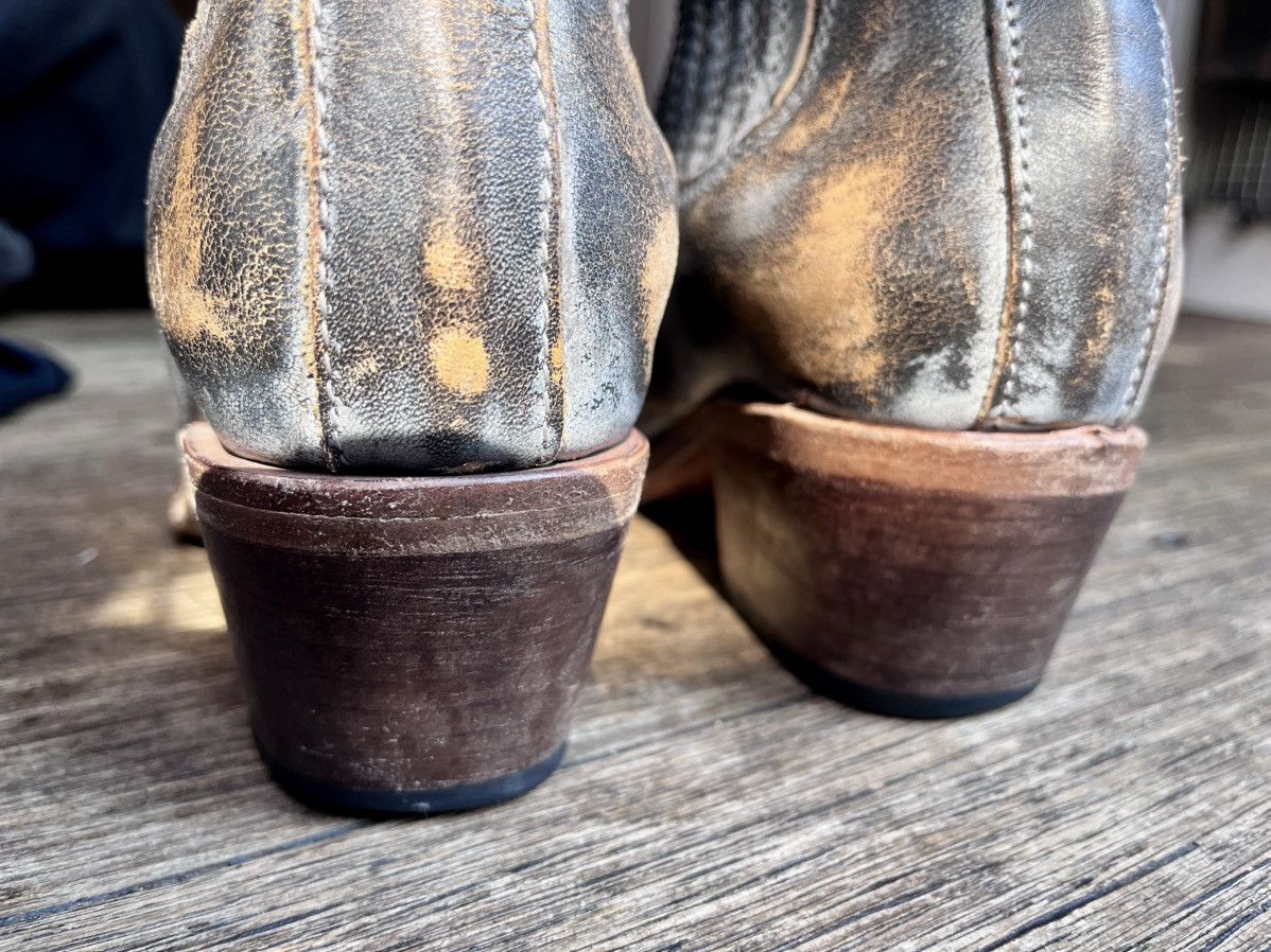 FREEBIRD Freebird by Steven Western Chelsea Boots Distressed Brown Size US 8.5 / IT 38.5 - 4 Thumbnail