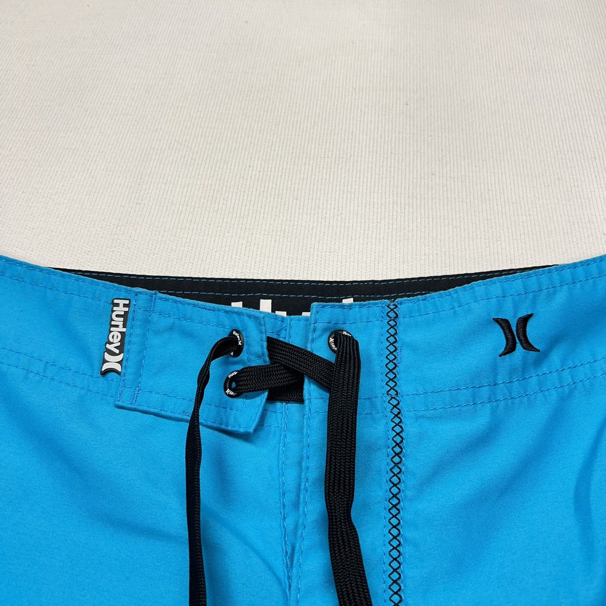 Hurley Hurley Swim Shorts Blue Board Trunks Pocket Beach Pool Logo Size US 29 - 4 Thumbnail