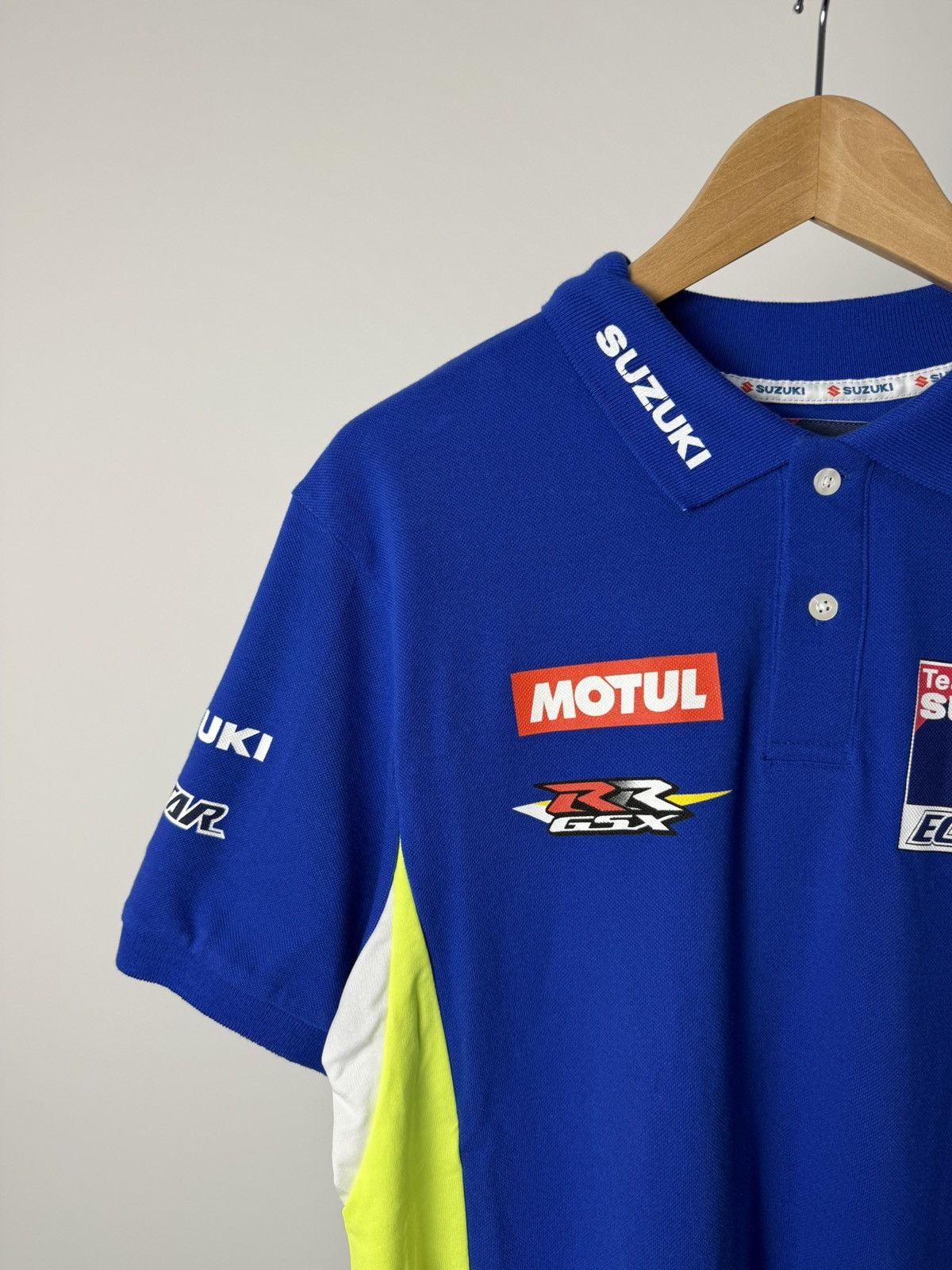 Vintage Vintage Suzuki Racing Polo T-Shirt Size US M / EU 48-50 / 2 - 3 Thumbnail