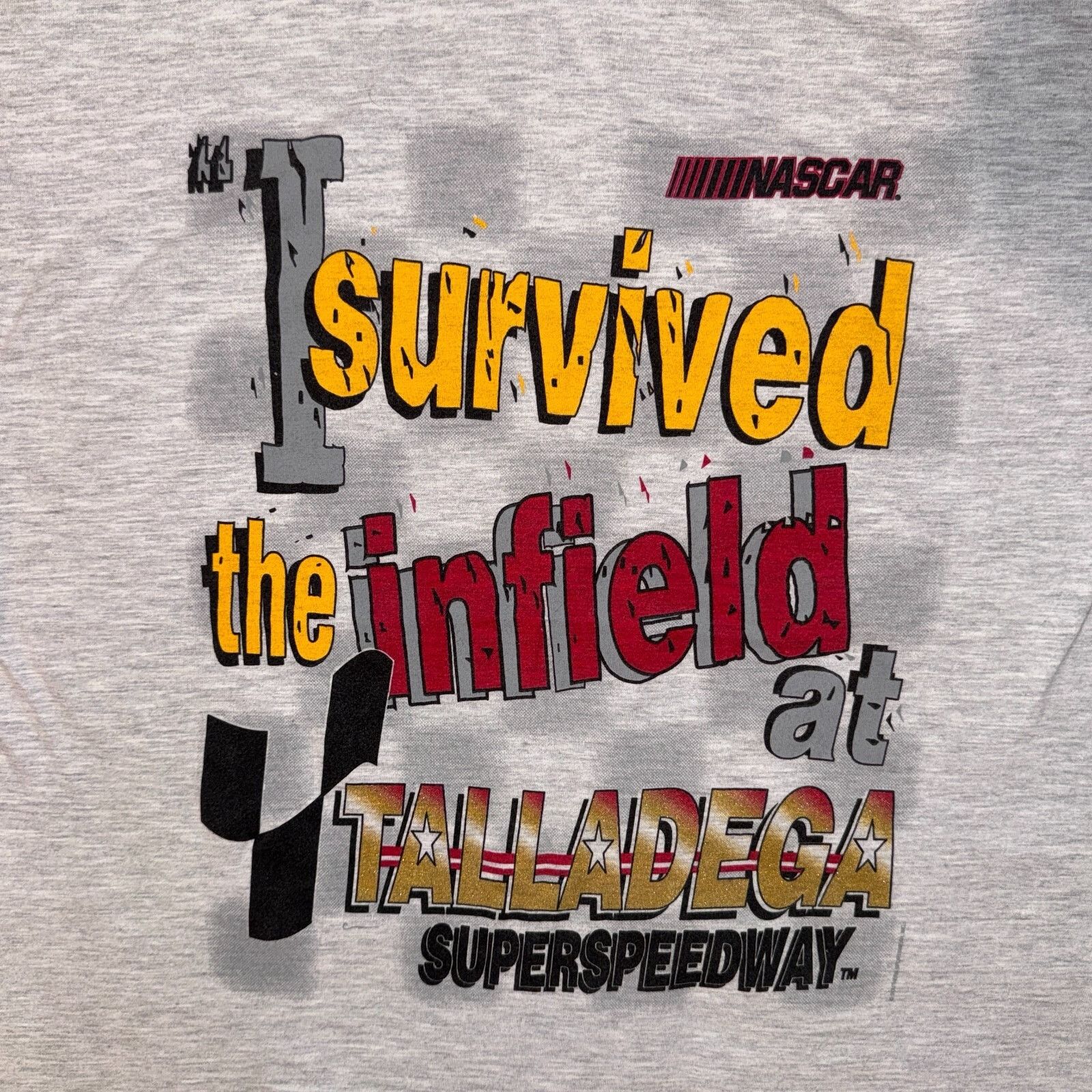 NASCAR Vintage 1997 NASCAR Racing Talladega Superspeedway Tshirt - Size US XL / EU 56 / 4 - 5 Thumbnail