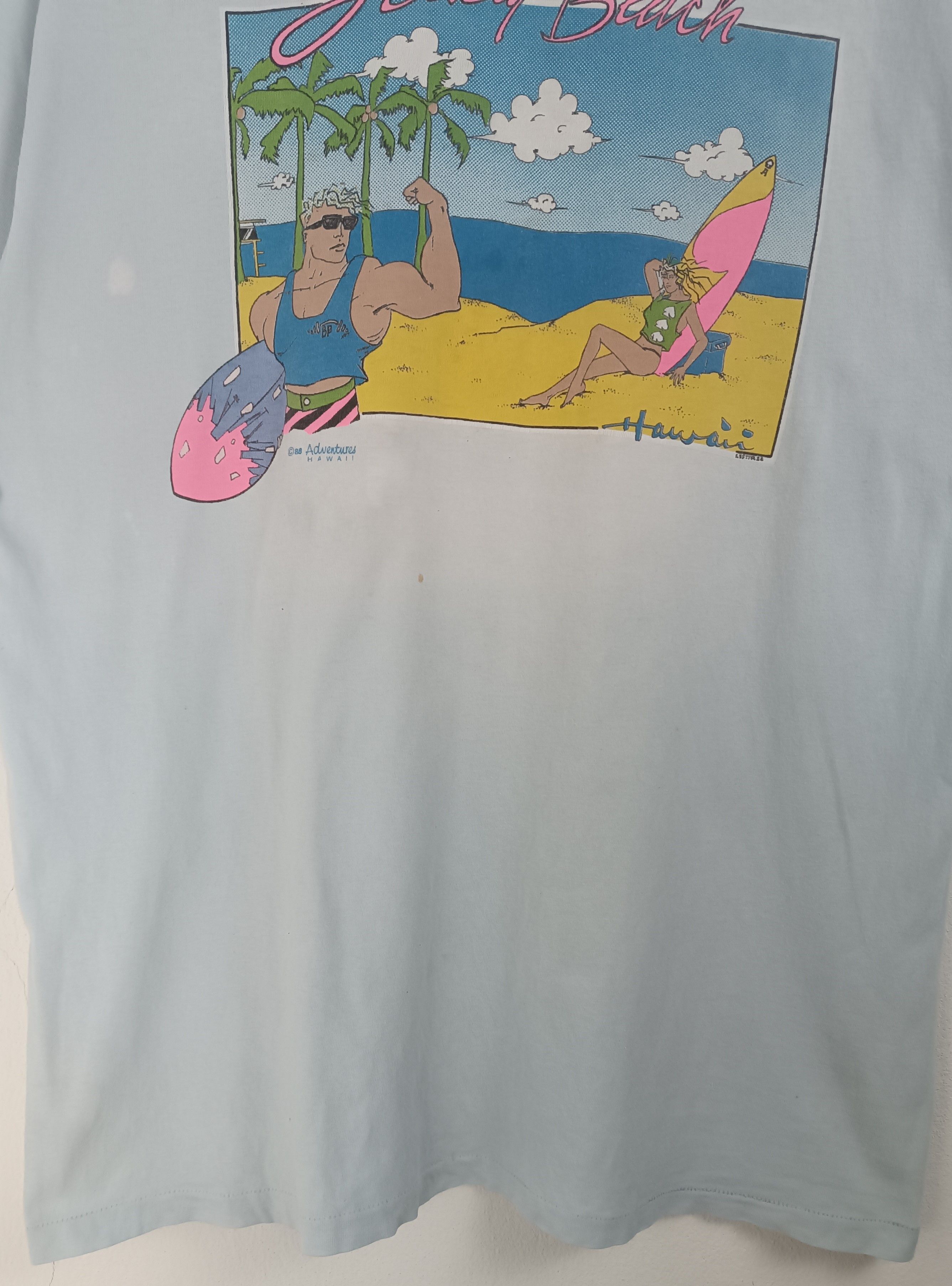 Vintage THRASHED FADED VINTAGE 1988 SANDY BEACH HAWAII RARE SURF Size US L / EU 52-54 / 3 - 16 Thumbnail