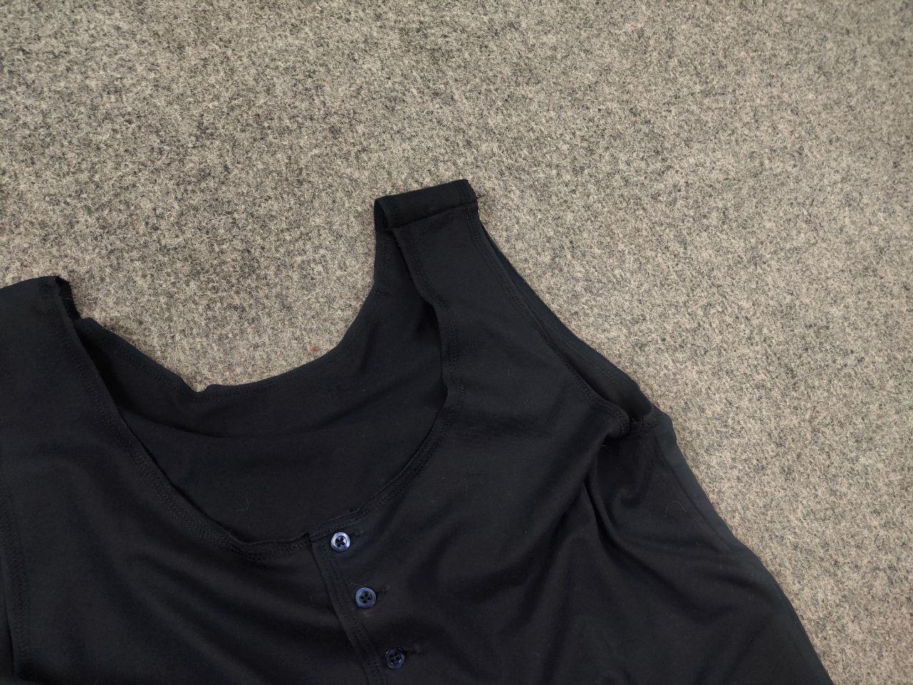 Dolce & Gabbana Vintage 90's Dolce & Gabbana Intimo Tank Tops button Blue Size M / US 6-8 / IT 42-44 - 4 Thumbnail