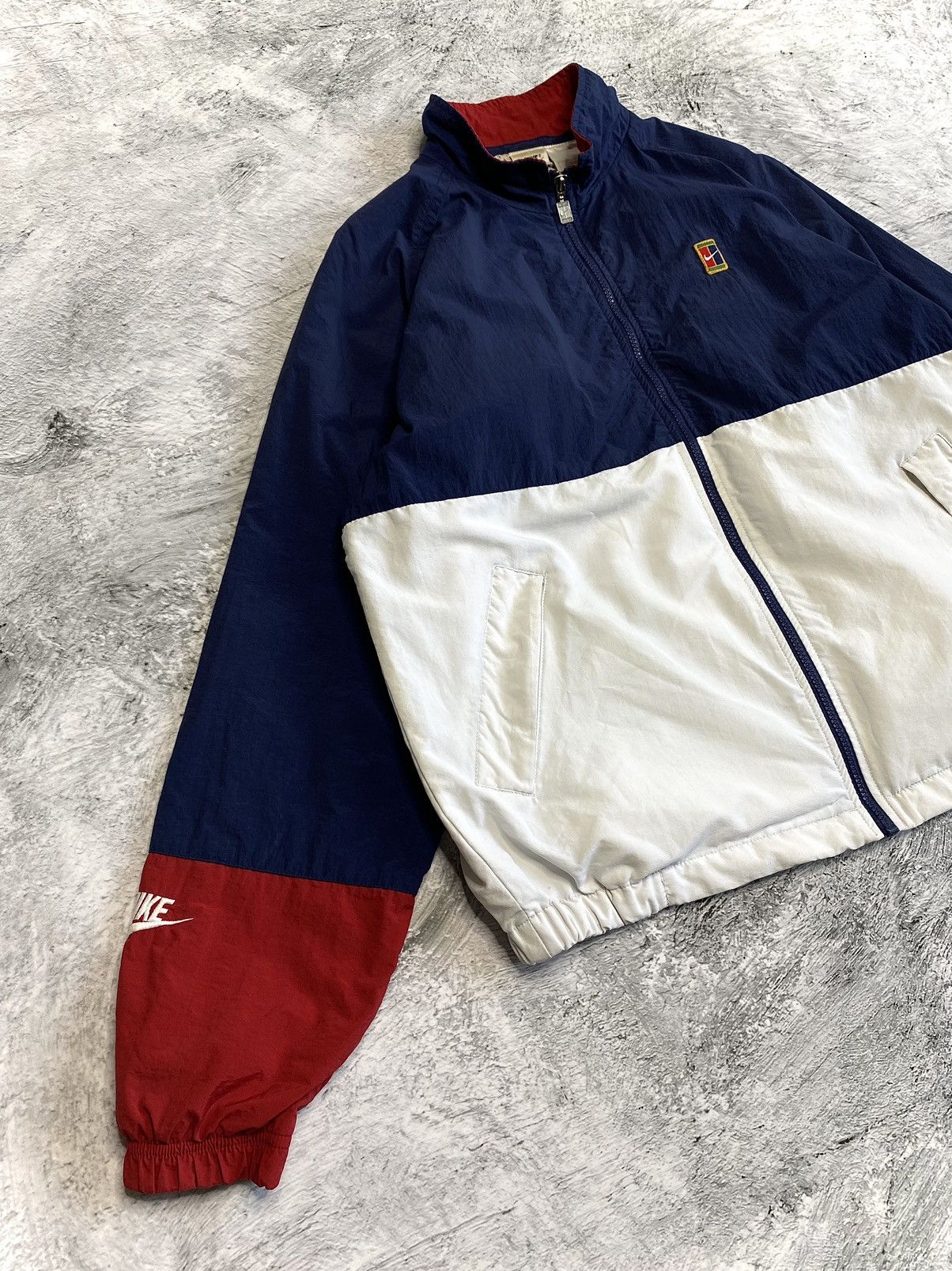 Nike × Vintage 🔥 Nike Court Track Jacket Vintage 90s 🔥( M ) Size US M / EU 48-50 / 2 - 3 Thumbnail