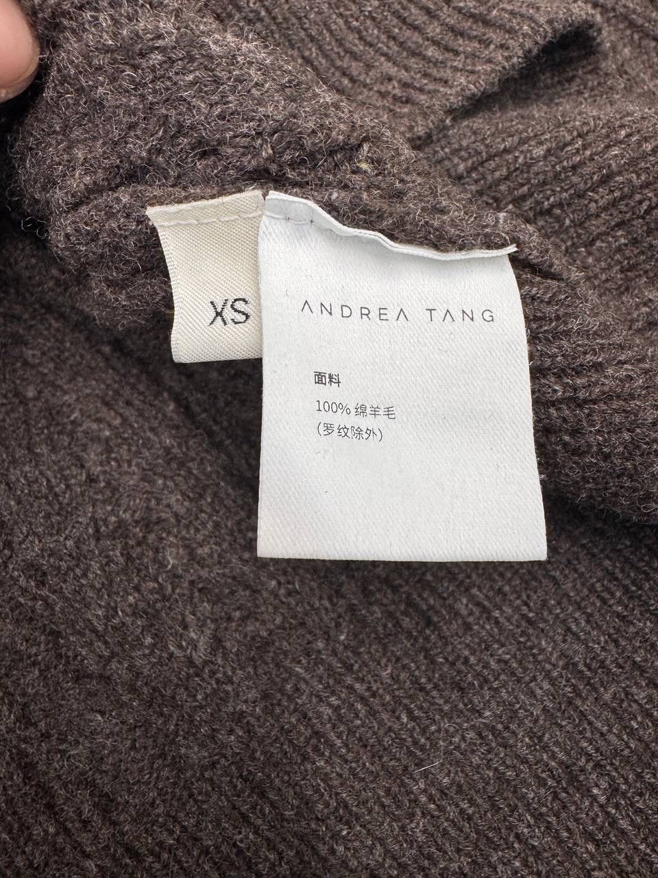 Other Andrea Tang Women Wool Knit Sweater Pattern Brown Size XS Size XS / US 0-2 / IT 36-38 - 5 Thumbnail