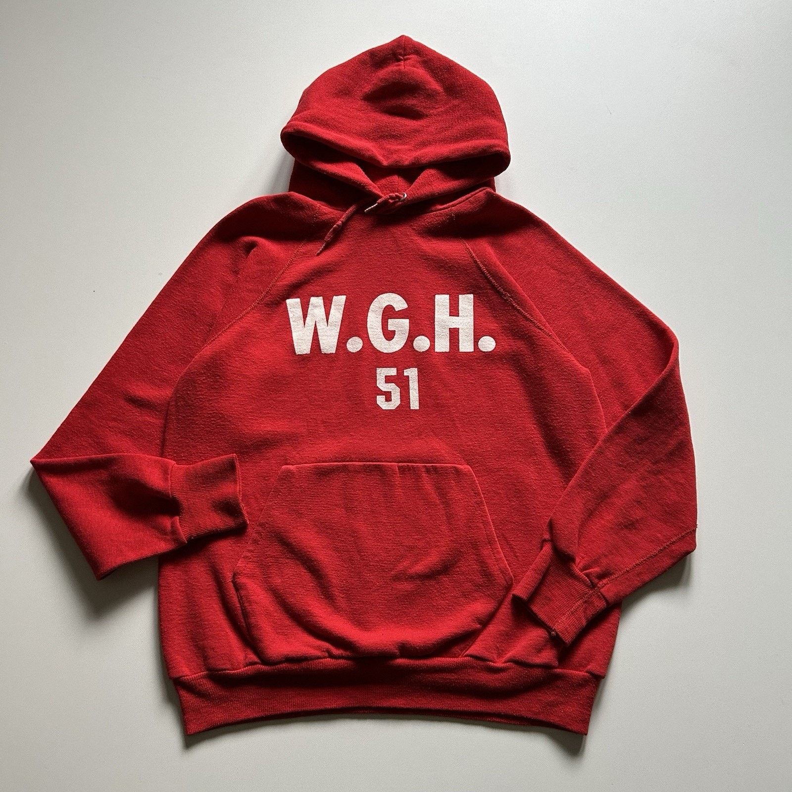Vintage Vintage 70s Basic Hoodie Medium Made In USA H Wolf & Sons Size US M / EU 48-50 / 2 - 1 Thumbnail