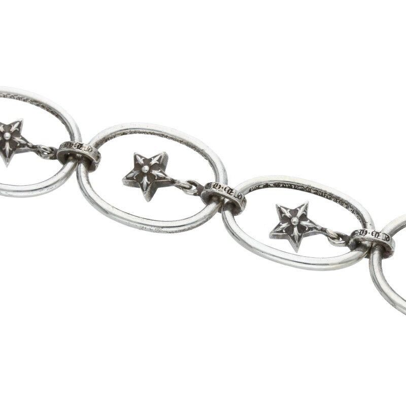 Chrome Hearts Chrome Hearts Silver Oval Star Drop Earring Size ONE SIZE - 4 Thumbnail