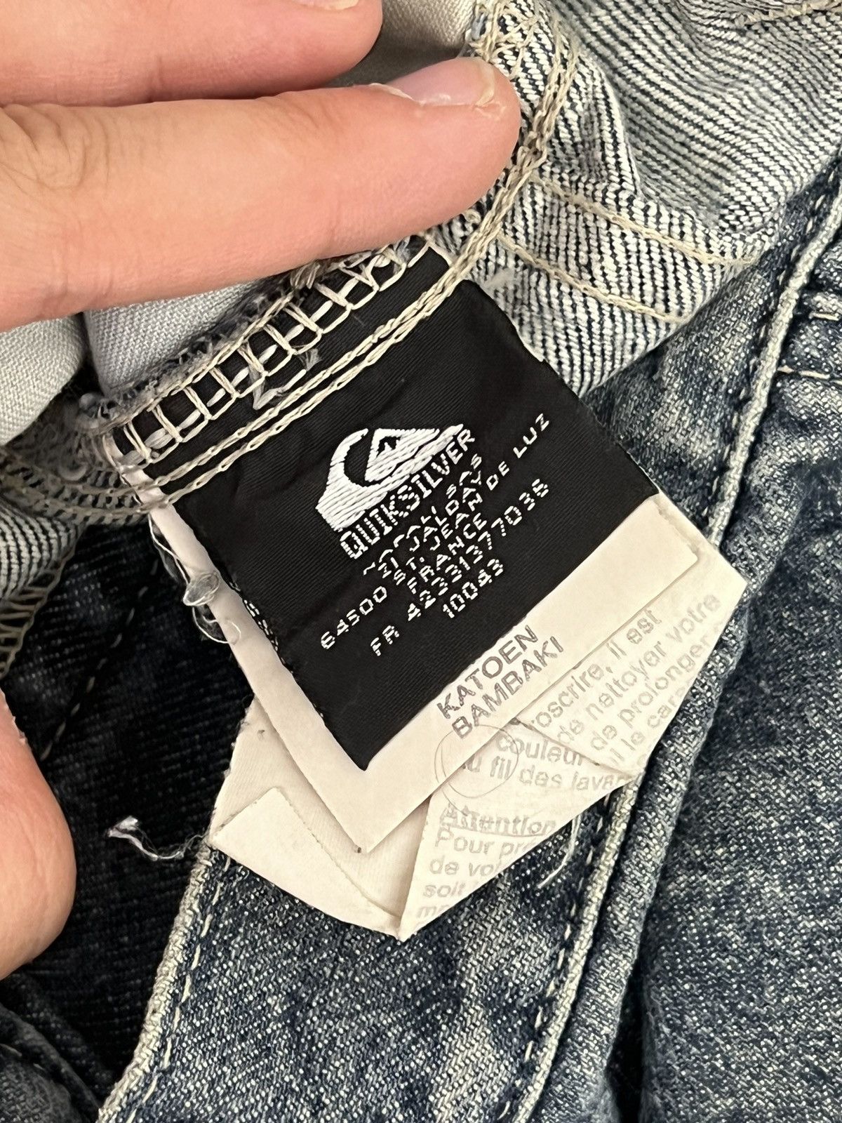 Quiksilver Vintage 90s Quicksilver Denim Jeans S Size Light Wash Mens Size US 28 / EU 44 - 8 Thumbnail