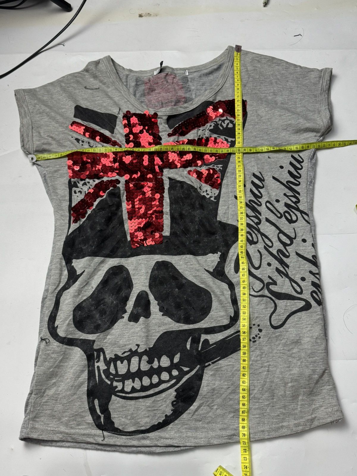 Beauty Beast × Hysteric Glamour × Japanese Brand Gothic Punk Skulls England Poem Double Layers Sleeveless Size US M / EU 48-50 / 2 - 9 Thumbnail