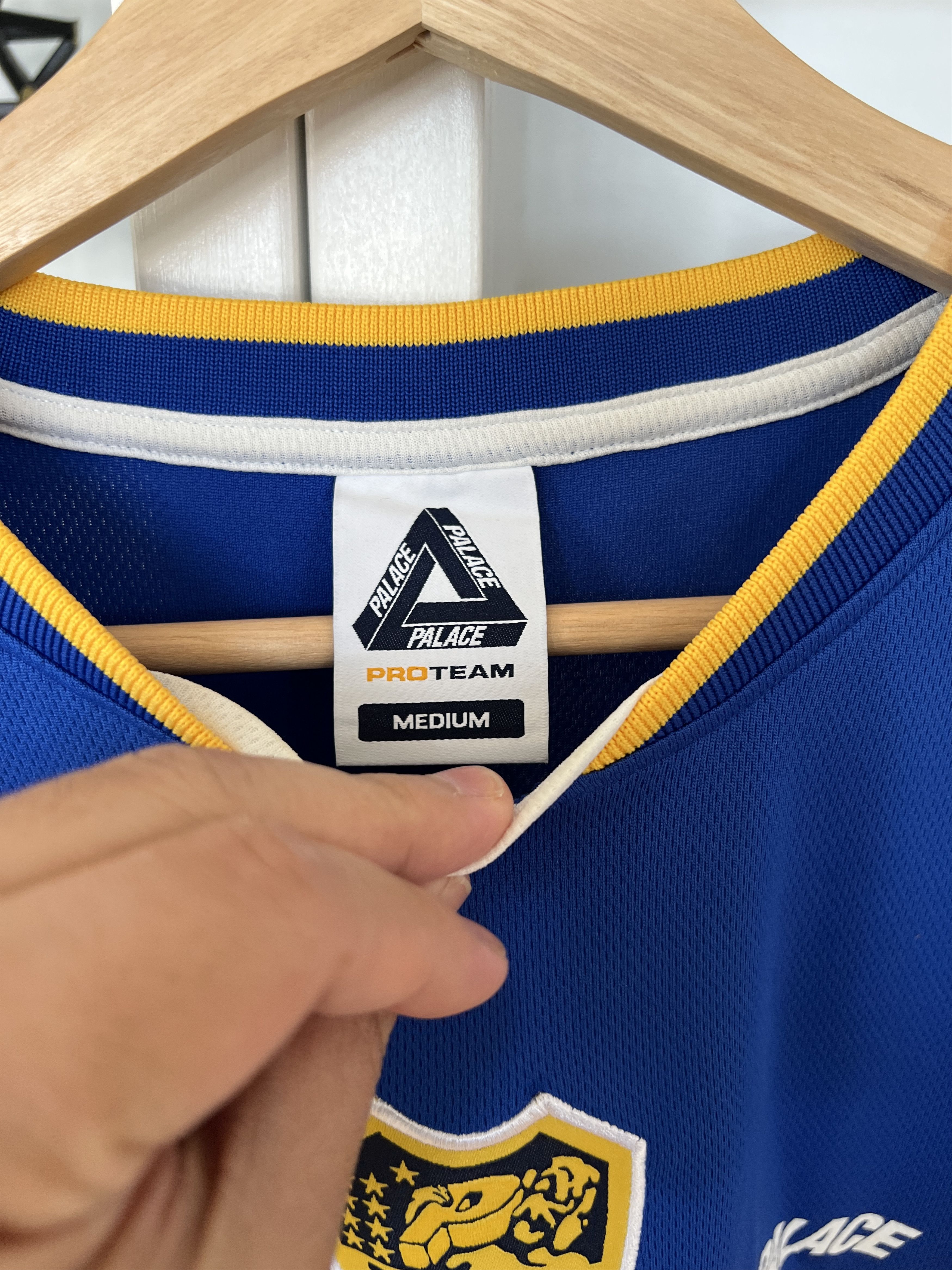 Palace Palace Palamat Boca Juniors Soccer Jersey Size US M / EU 48-50 / 2 - 4 Thumbnail
