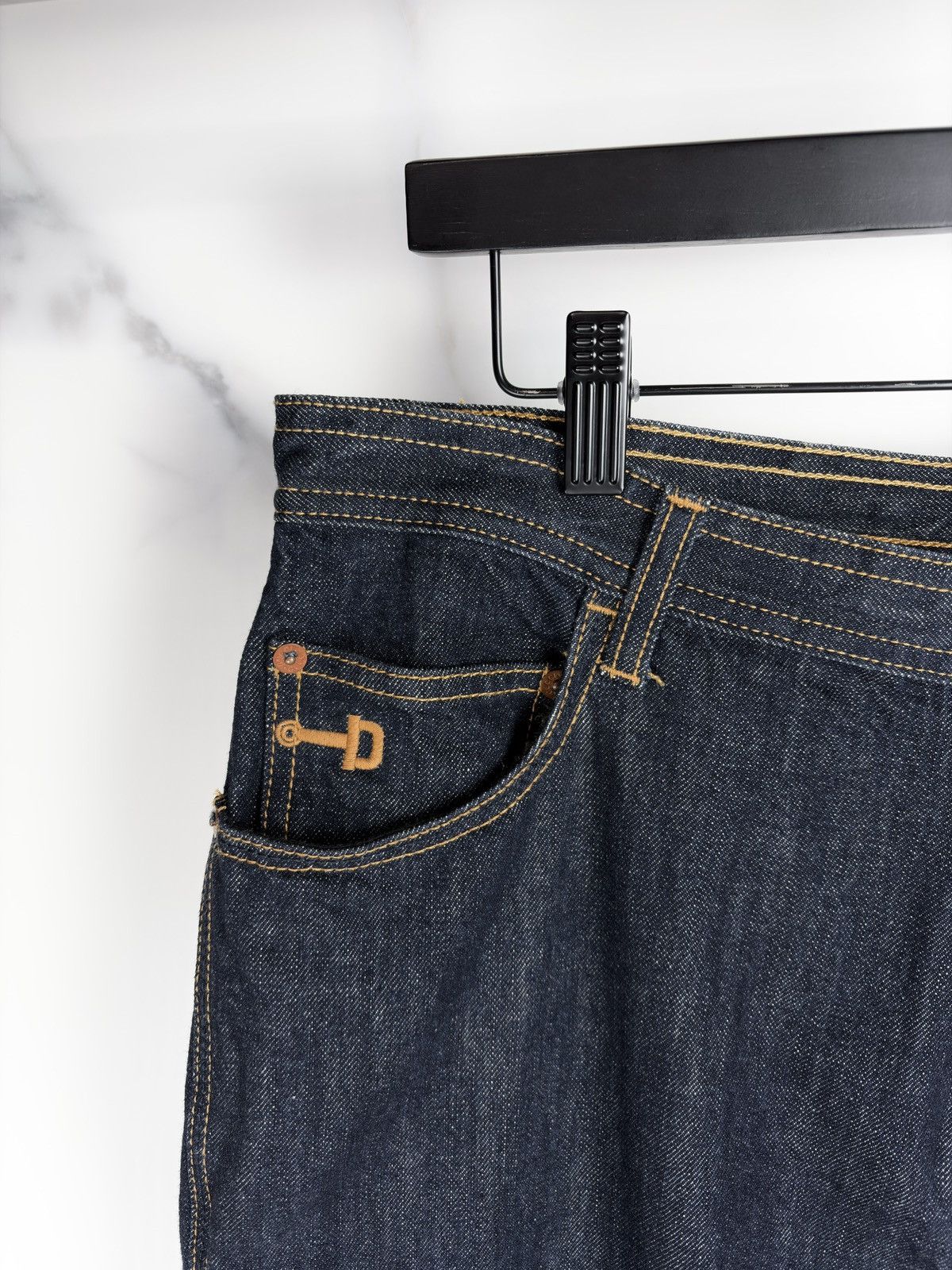 Gucci Gucci Tom Ford Horsebit Wide Leg Dark Indigo Denim Jeans Size US 34 / EU 50 - 3 Thumbnail