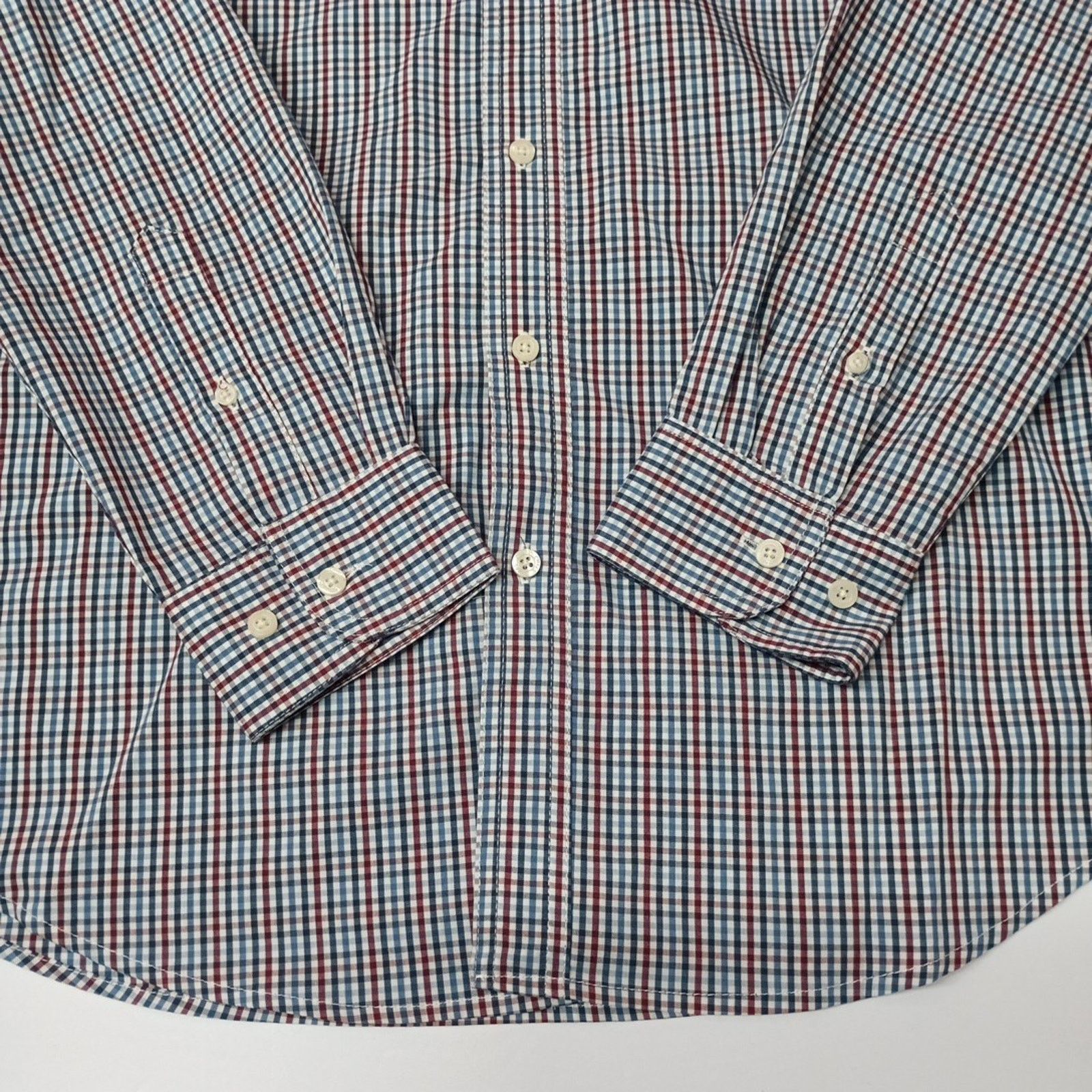 Chaps Chaps Woven Shirt Men's M Stellar Checkered Stretch Classic Size US M / EU 48-50 / 2 - 2 Thumbnail