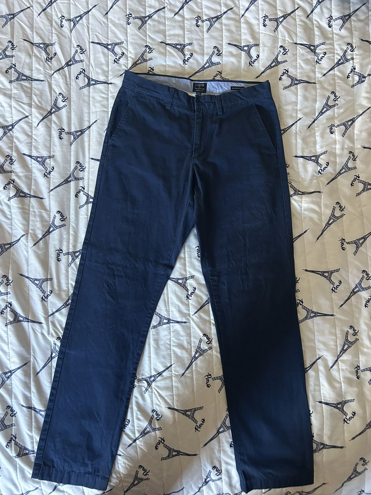 J.Crew Jcrew The Sutton Navy chino pant Size US 29 - 1 Thumbnail