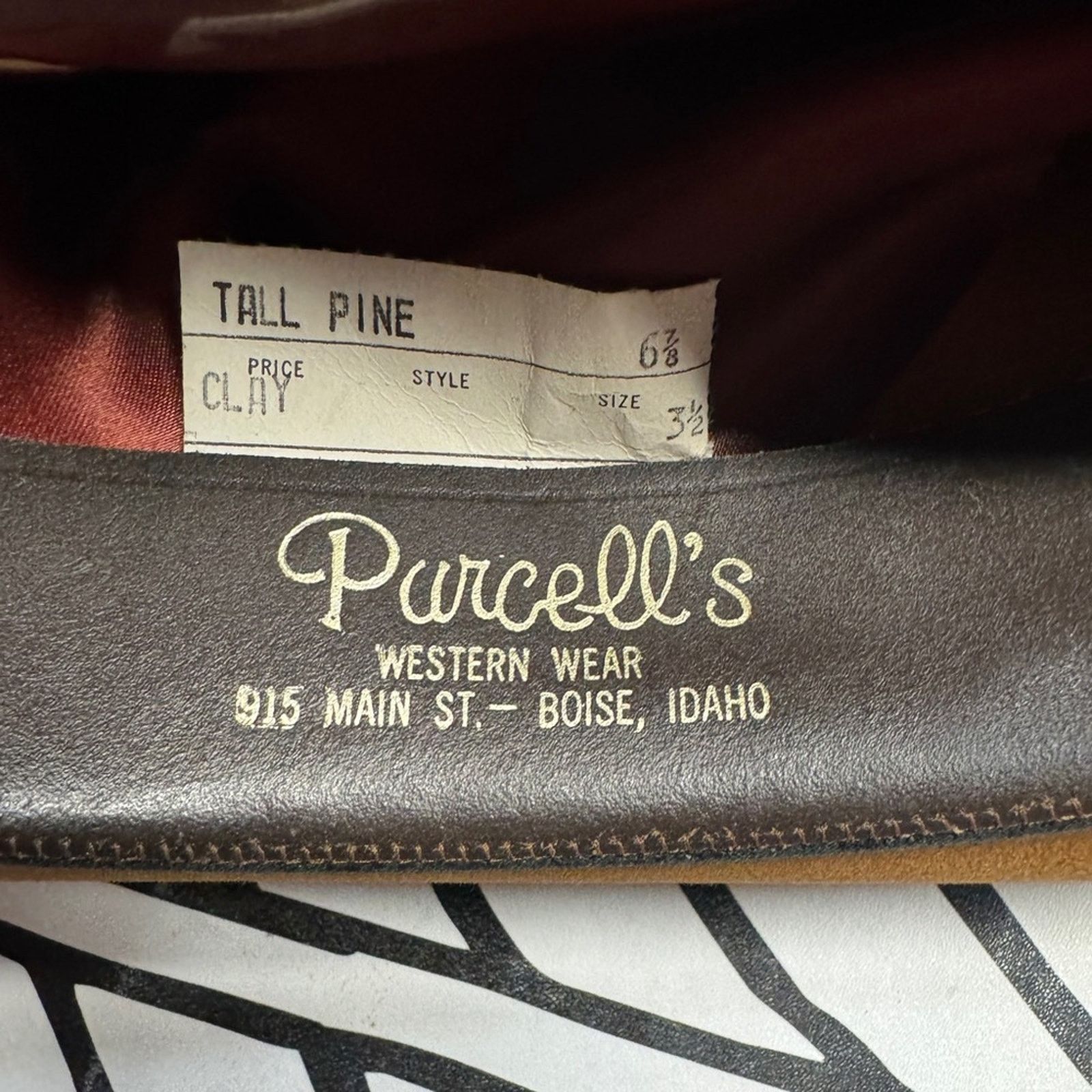 Other Men’s Resistol 3X Beaver Tall Pine Western Hat size 6 7/8 Size ONE SIZE - 8 Thumbnail