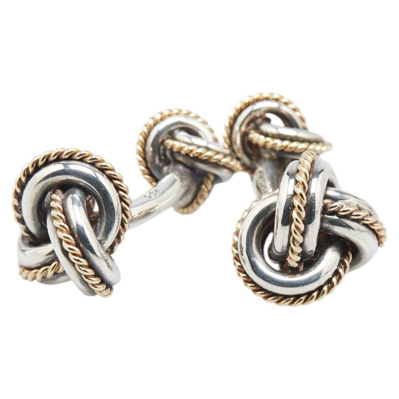 Tiffany & Co. Tiffany & Co. Tiffany Signature SV925 Au750 Cufflinks Metal Cufflinks DUTY FREE for USA Size ONE SIZE - 1 Thumbnail