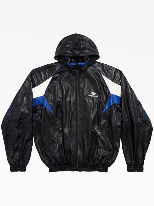 Balenciaga BALENCIAGA Smooth Leather 3B Jacket Size US XL / EU 56 / 4 - 6 Thumbnail