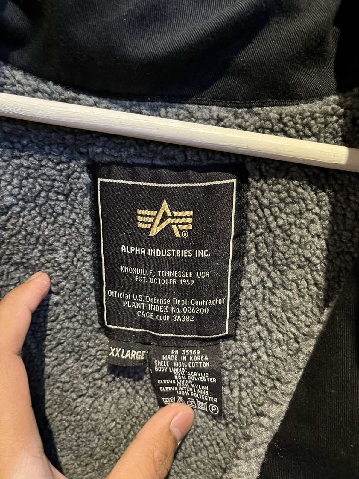 Alpha Industries × Japanese Brand × Vintage Alpha Industries Black Jacket Size US XXL / EU 58 / 5 - 12 Thumbnail