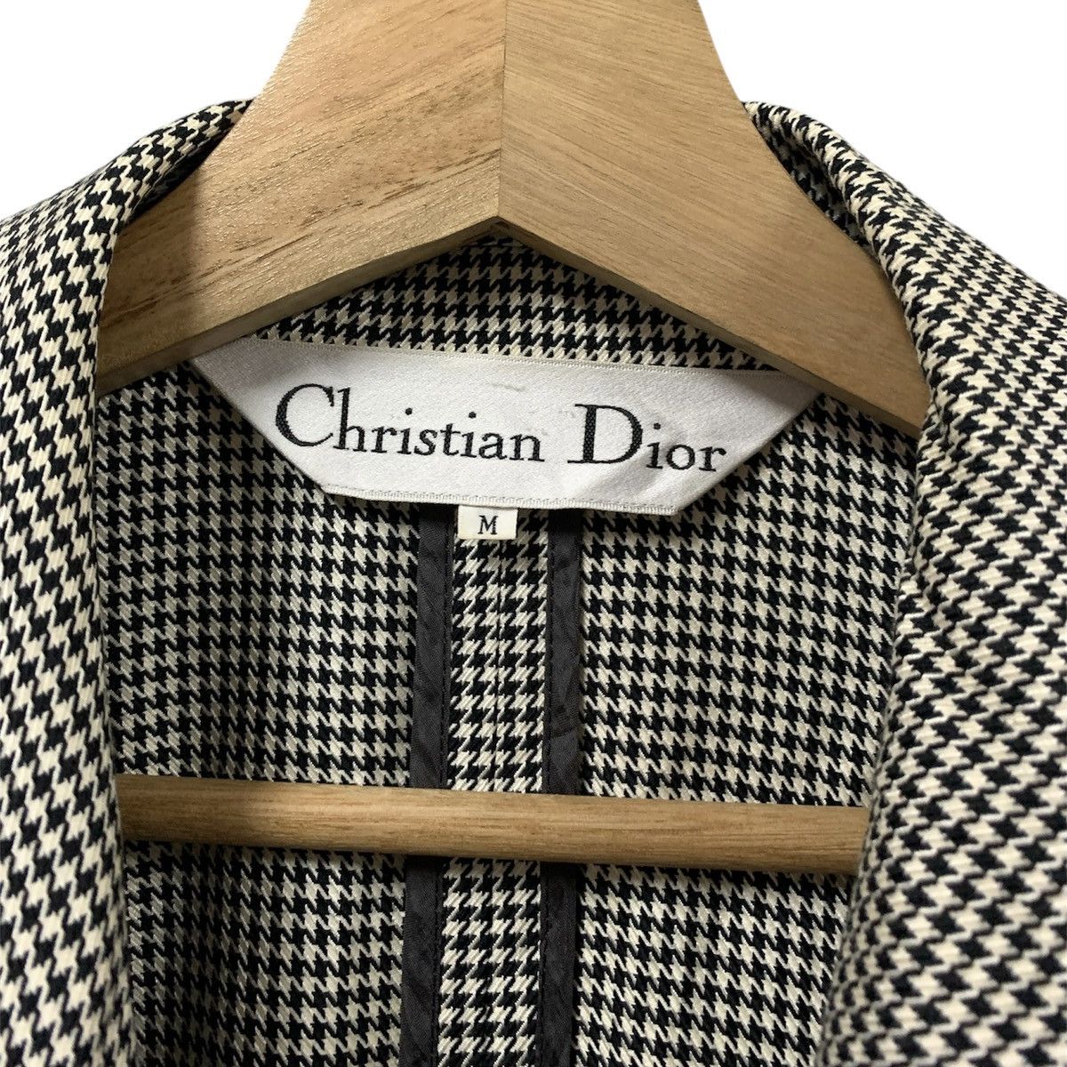 Christian Dior Monsieur Christian Dior Houndstooth Single Button Jacket Size M / US 6-8 / IT 42-44 - 4 Thumbnail