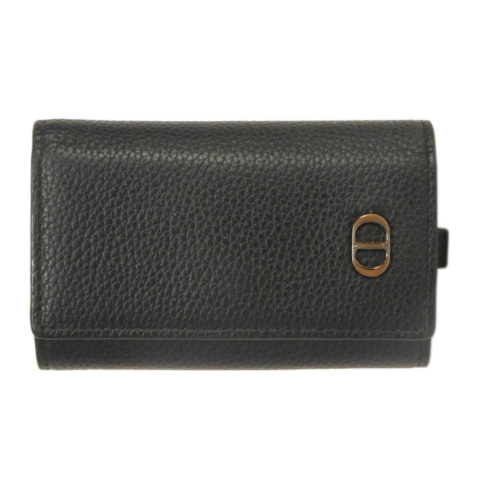 Dior Dior Dior CD ICON Grained Calfskin Key Case Leather Key case 2ESKH281CDI_H00N DUTY FREE for USA Size ONE SIZE - 1 Thumbnail