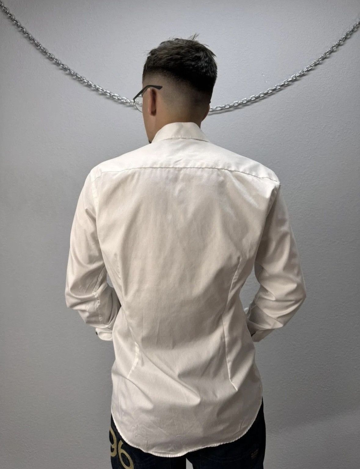 Eton Eton Vintage Shirt White Faded Size US M / EU 48-50 / 2 - 3 Thumbnail