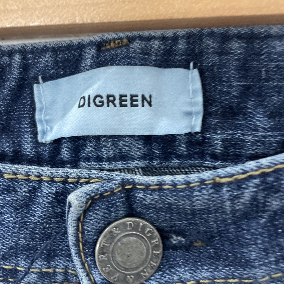 Japanese Brand Vintage Digreen Patchwork Art Denim Jeans Size US 32 / EU 48 - 5 Thumbnail