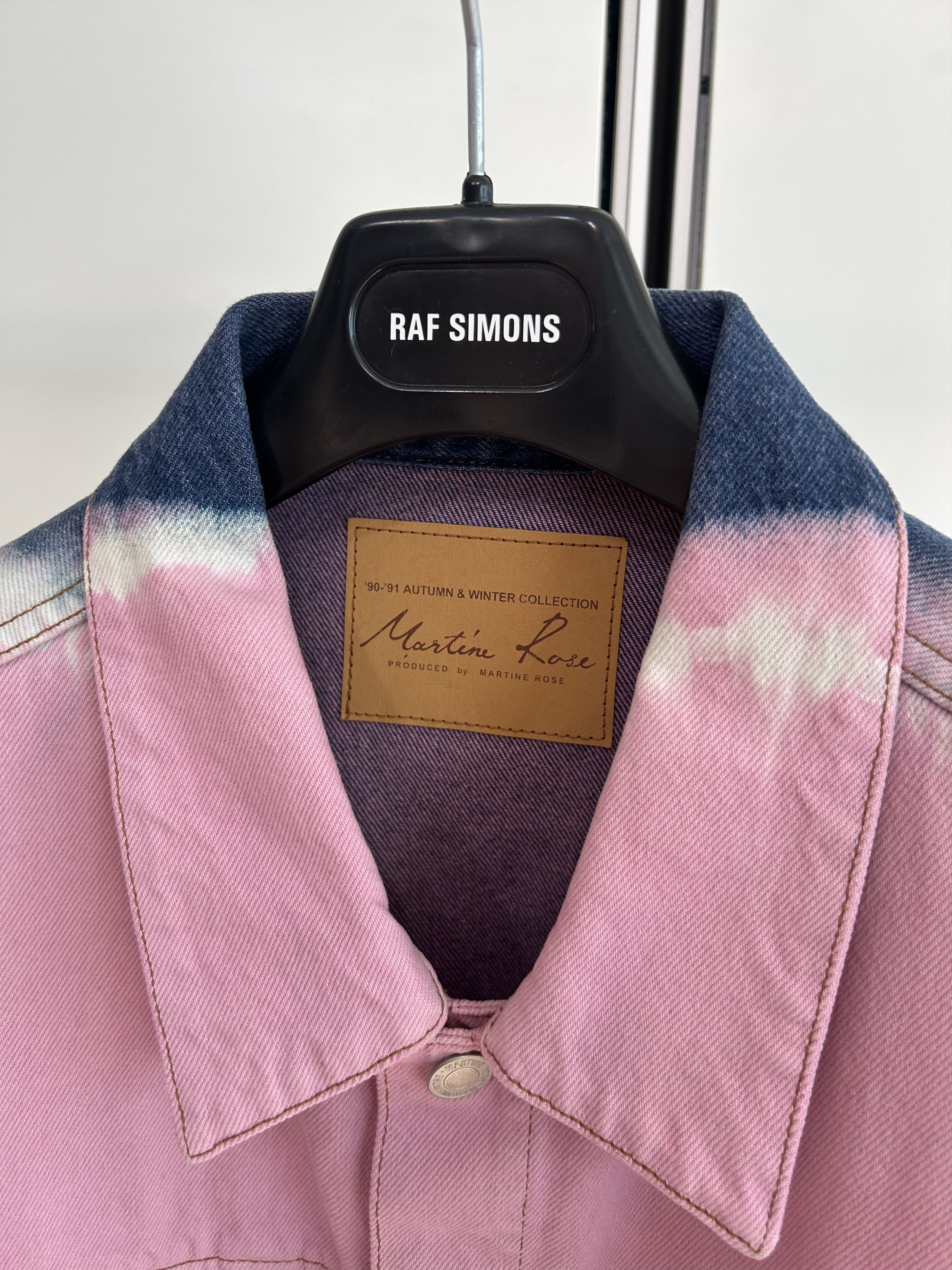 Martine Rose MARTINE ROSE Gradient-Dyed Zippered Trucker Jacket Size US L / EU 52-54 / 3 - 3 Thumbnail