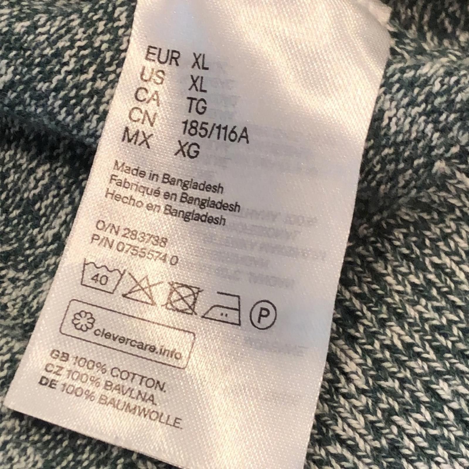 H&M H&M Teal crew neck sweater long sleeve cotton XL Size US XL / EU 56 / 4 - 8 Thumbnail
