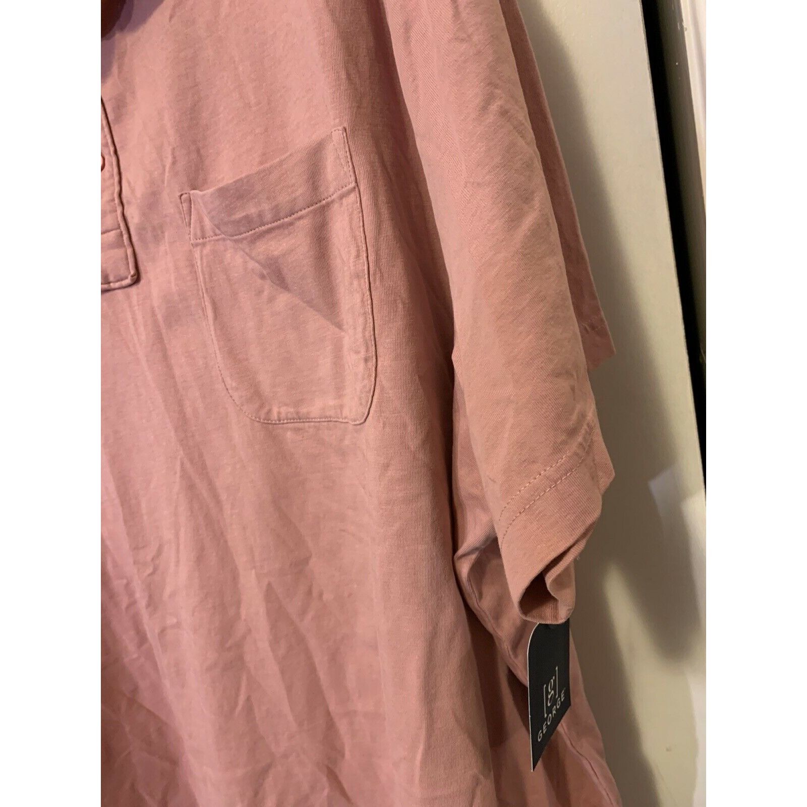 George New George Men’s Sz 3XL 54-56 Polo Shirt Short Sleeve Cotton Size US XXL / EU 58 / 5 - 4 Thumbnail