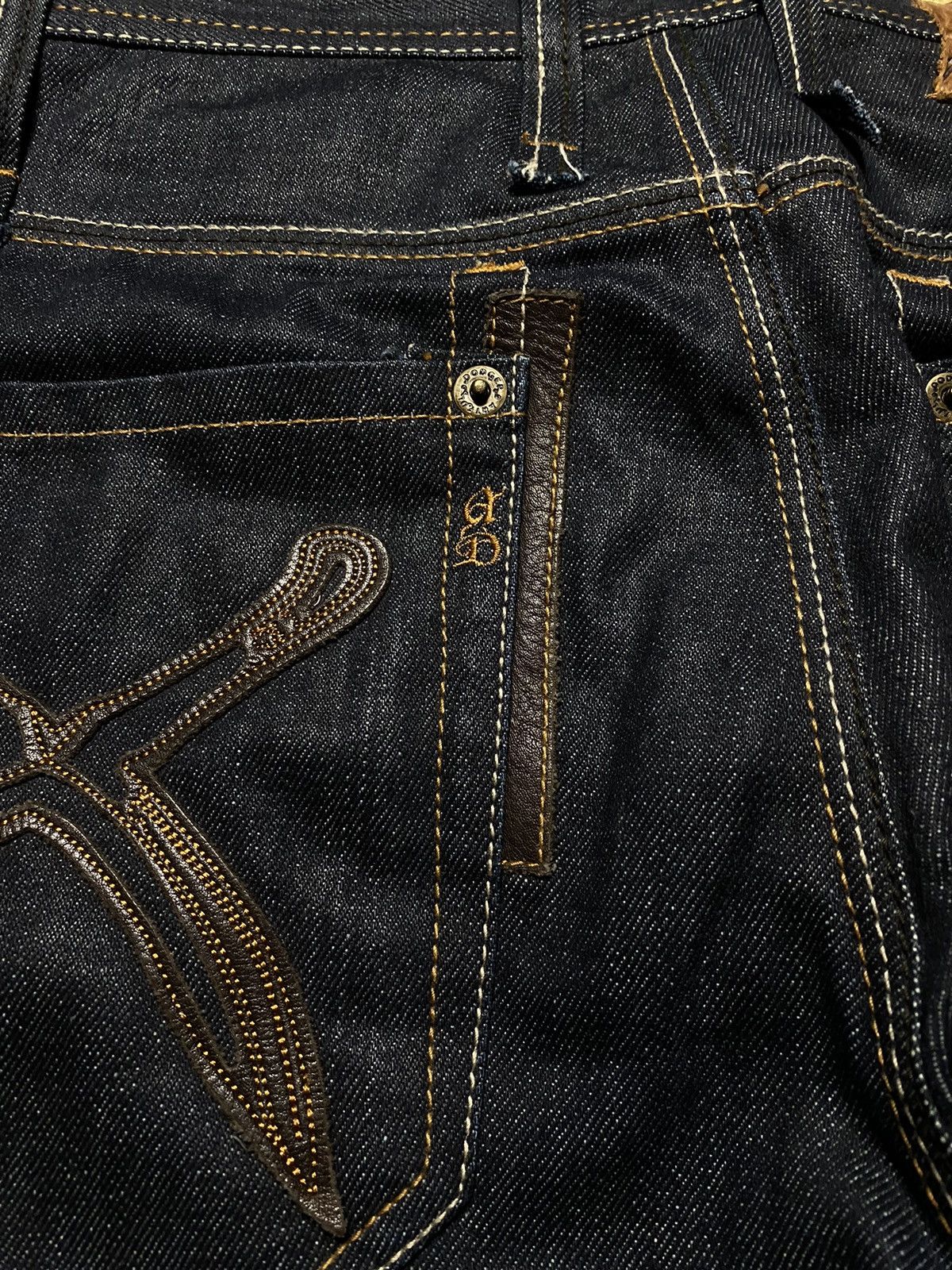 Artful Dodger × Japanese Brand × Vintage Artful Dodger y2k leather elements denim pants Size US 32 / EU 48 - 4 Thumbnail