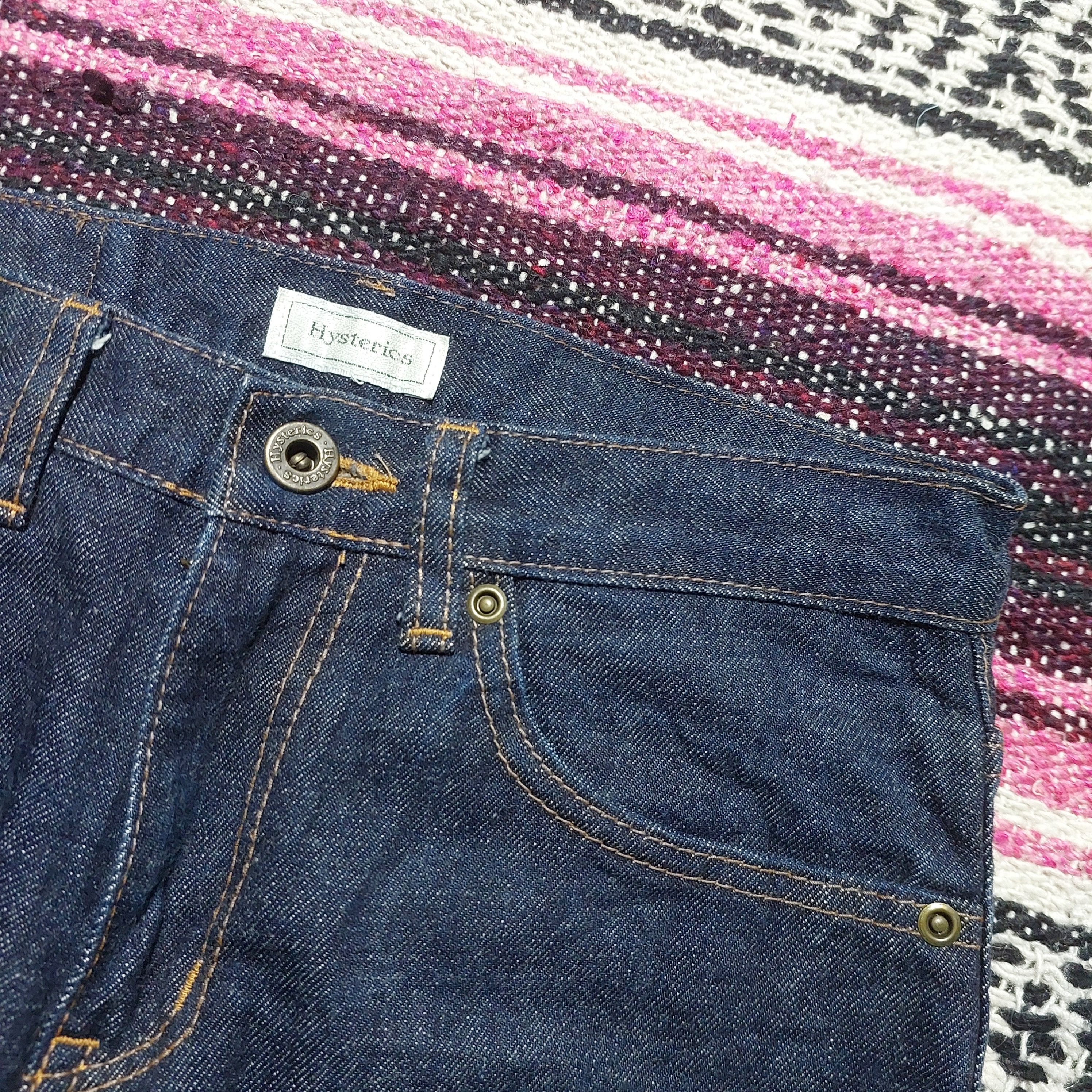 Hysteric Glamour Hysteric Glamour Oaklan Riders indigo denim Size US 28 / EU 44 - 4 Thumbnail