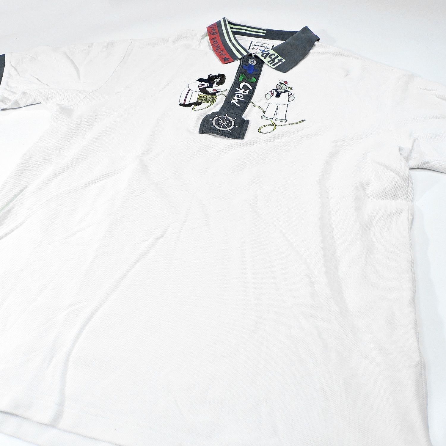 Jean Charles De Castelbajac JEAN-CHARLES DE CASTELBAJAC +2 NATURE SPORT SAILING POLO Size US L / EU 52-54 / 3 - 9 Thumbnail