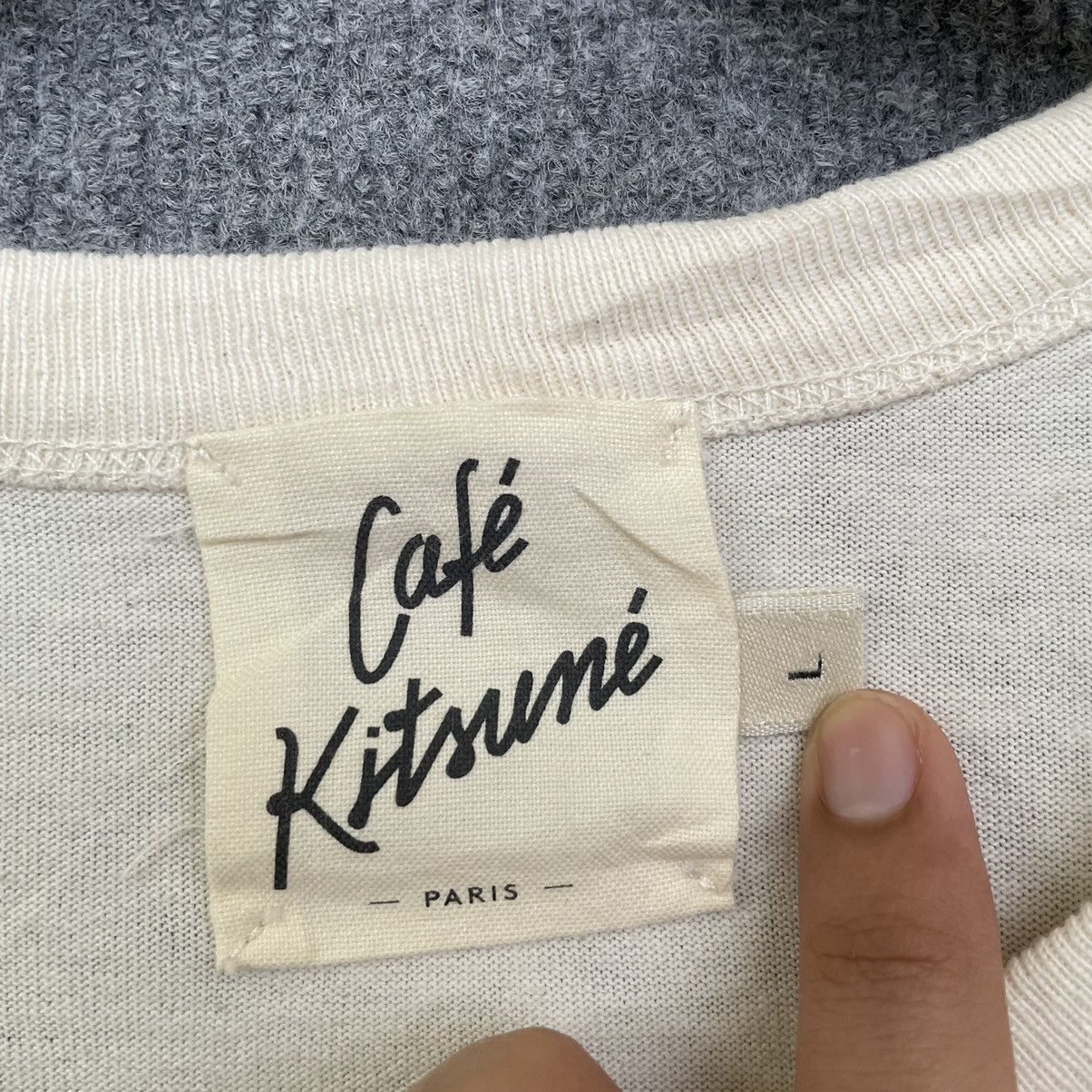 Maison Kitsune Maison Kitsune Cafe Kitsune Paris Made in Portugal T Shirt Size US L / EU 52-54 / 3 - 3 Thumbnail